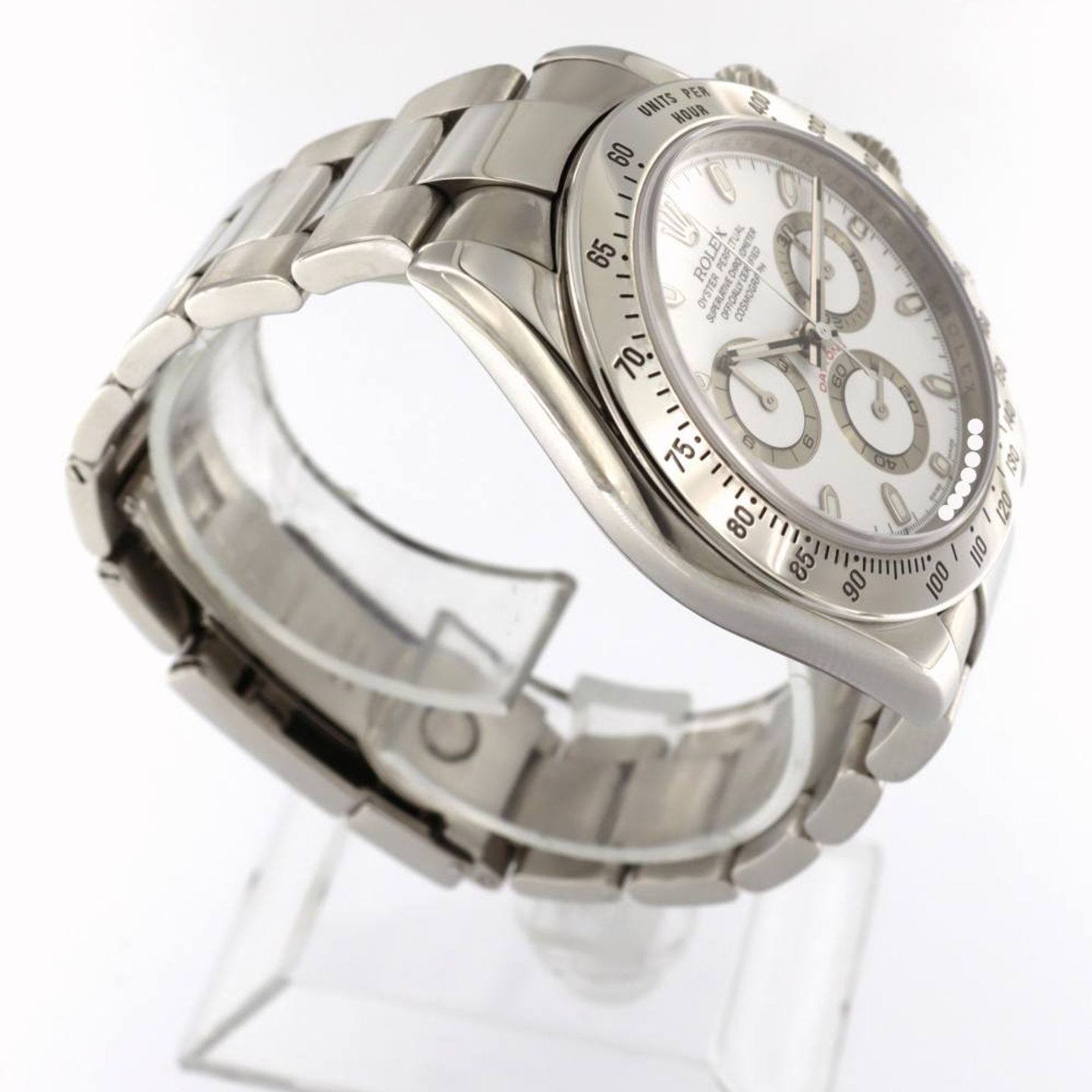 Rolex Daytona 116520 (2006) - White dial 40 mm Steel case (3/6)