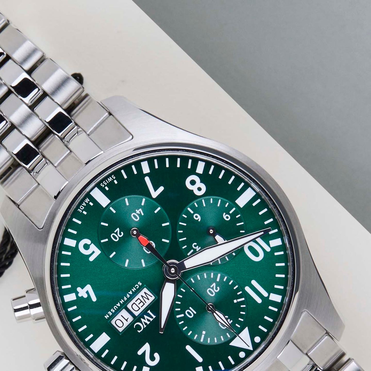 IWC Pilot Chronograph IW388104 (2026) - Blauw wijzerplaat 41mm Staal (4/8)