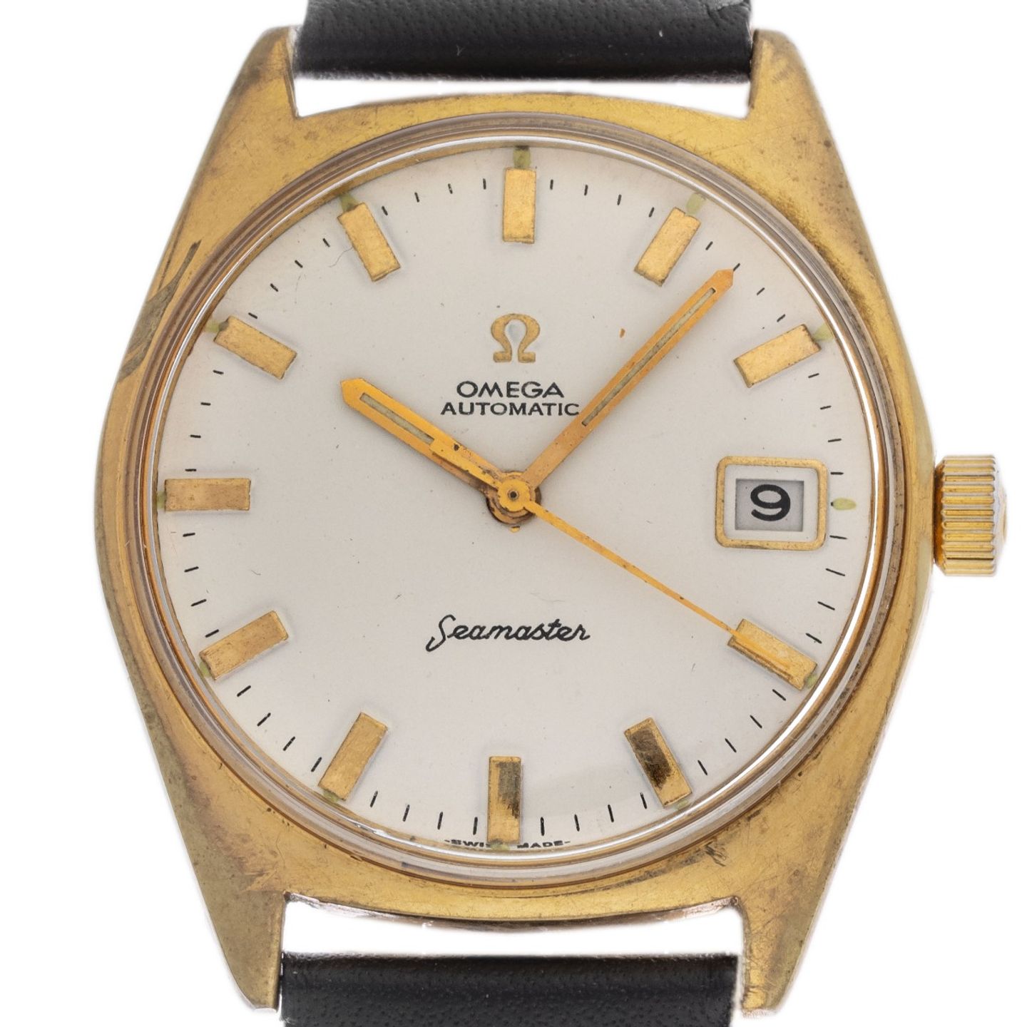 Omega Genève 166.041 (1968) - White dial 34 mm Steel case (1/8)
