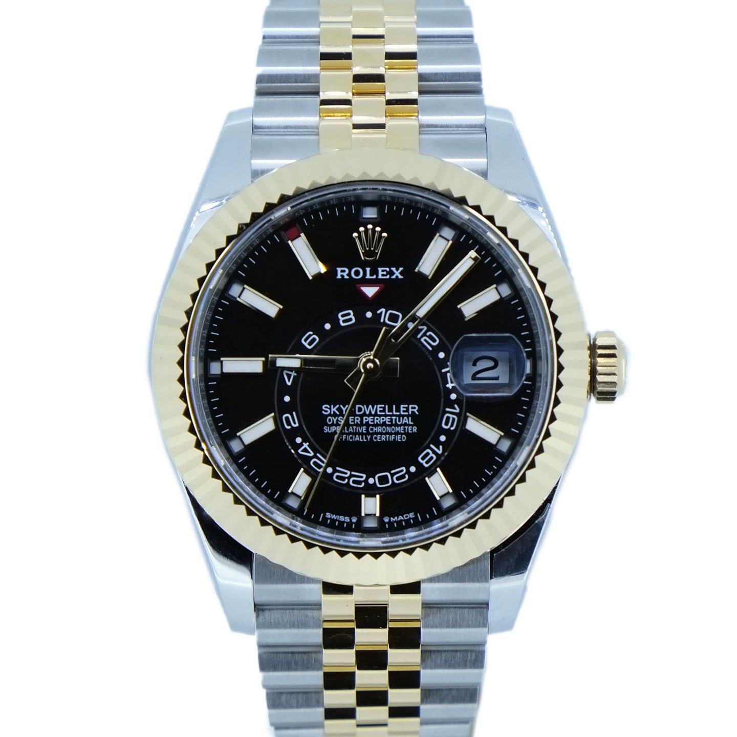 Rolex Sky-Dweller 326933 (2024) - Zwart wijzerplaat 42mm Staal (1/1)