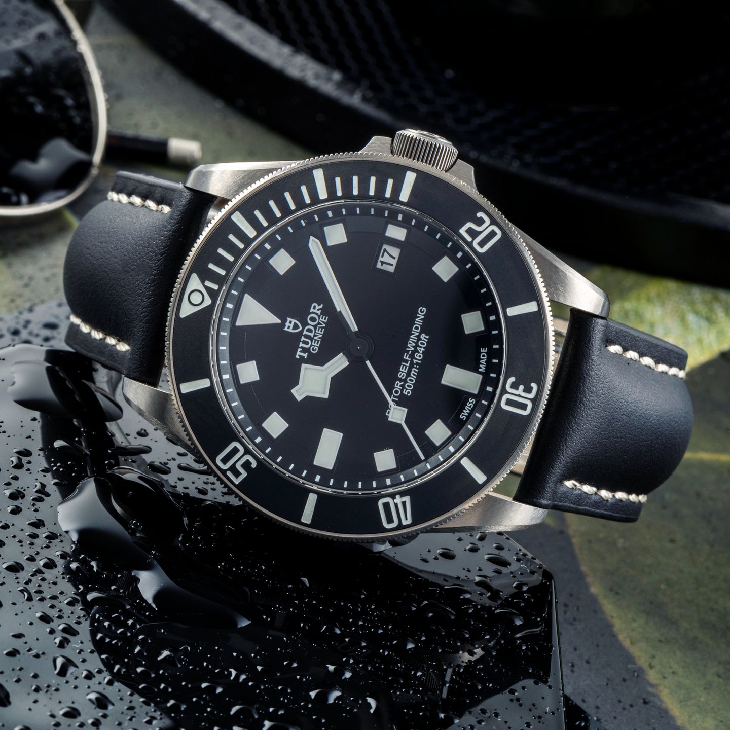 Tudor Pelagos 25500TN (2015) - Zwart wijzerplaat 42mm Titanium (2/8)