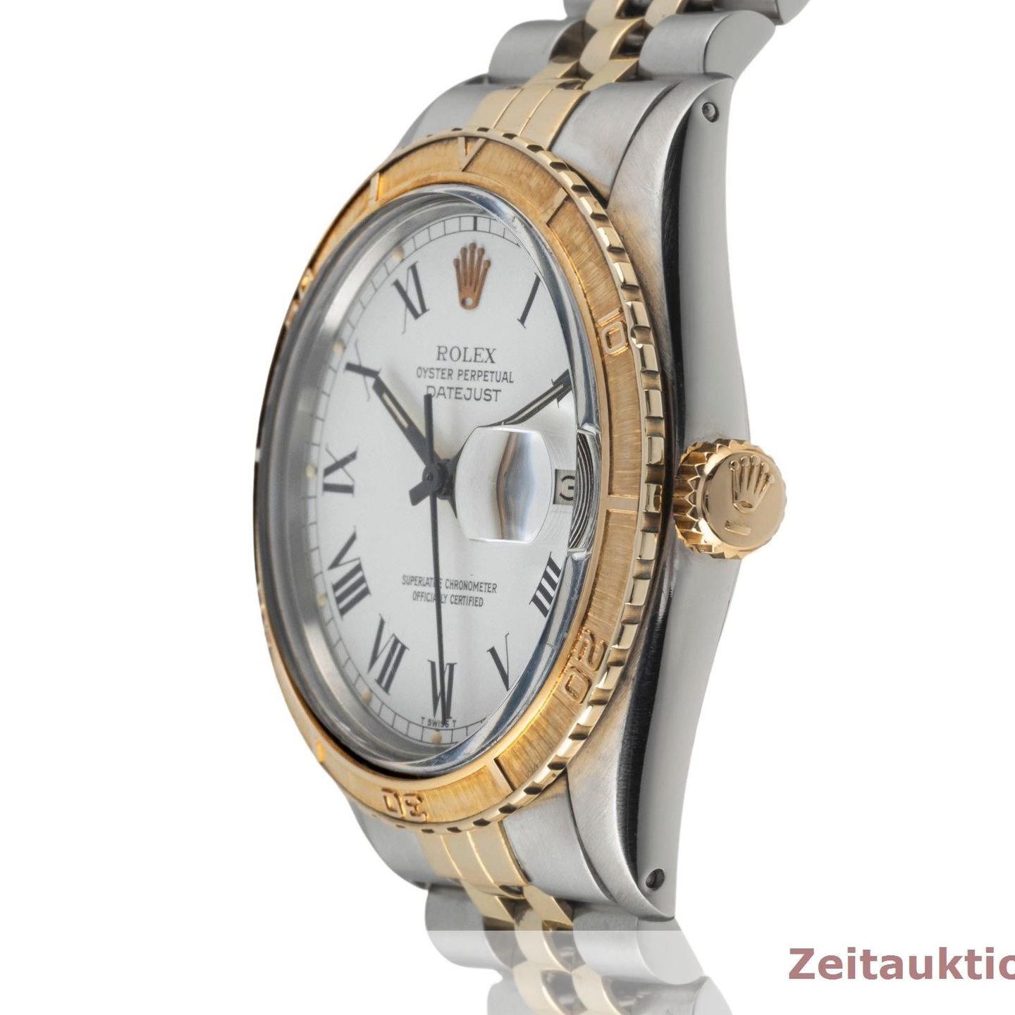 Rolex Datejust Turn-O-Graph 16253 (1979) - White dial 36 mm Gold/Steel case (6/8)