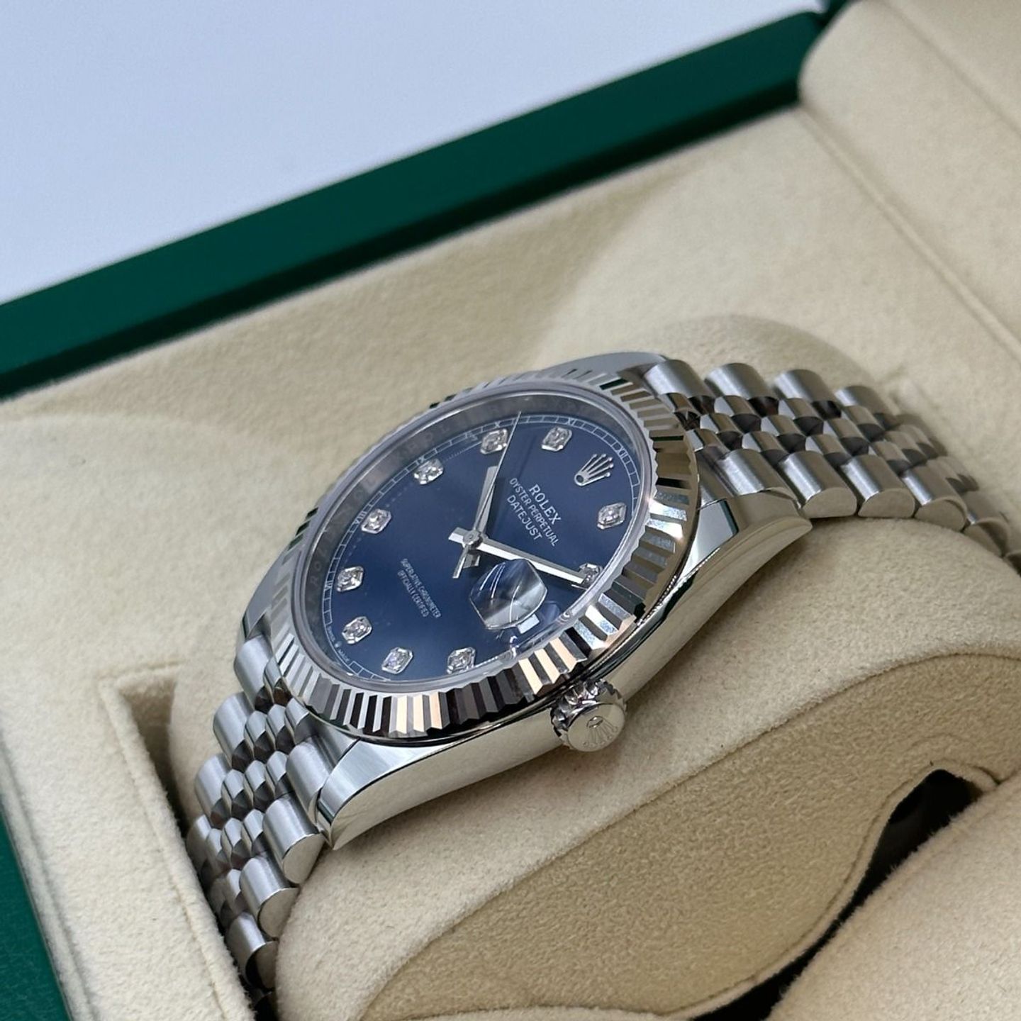 Rolex Datejust 41 126334 (2024) - Blue dial 41 mm Steel case (6/8)