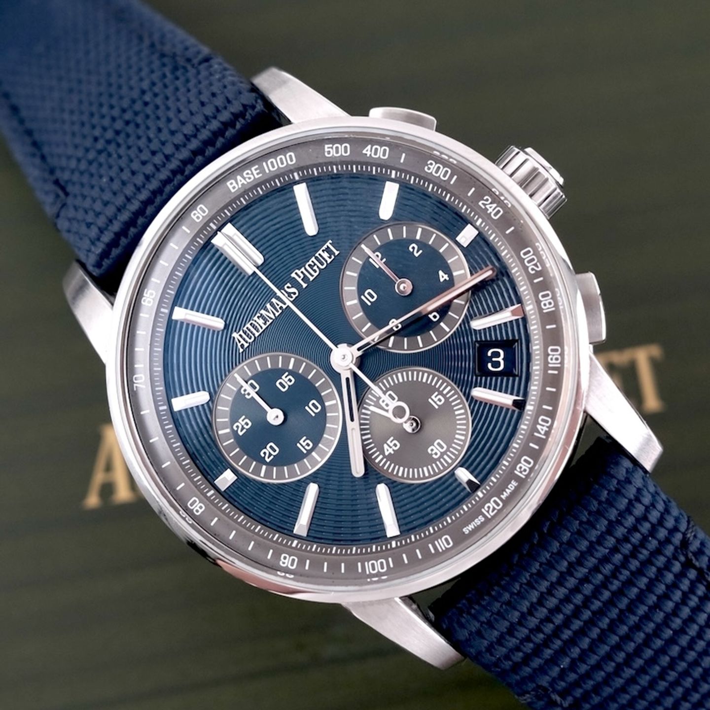 Audemars Piguet CODE 11.59 26393ST.OO.A348KB.01 (2023) - Blue dial 41 mm Steel case (1/8)