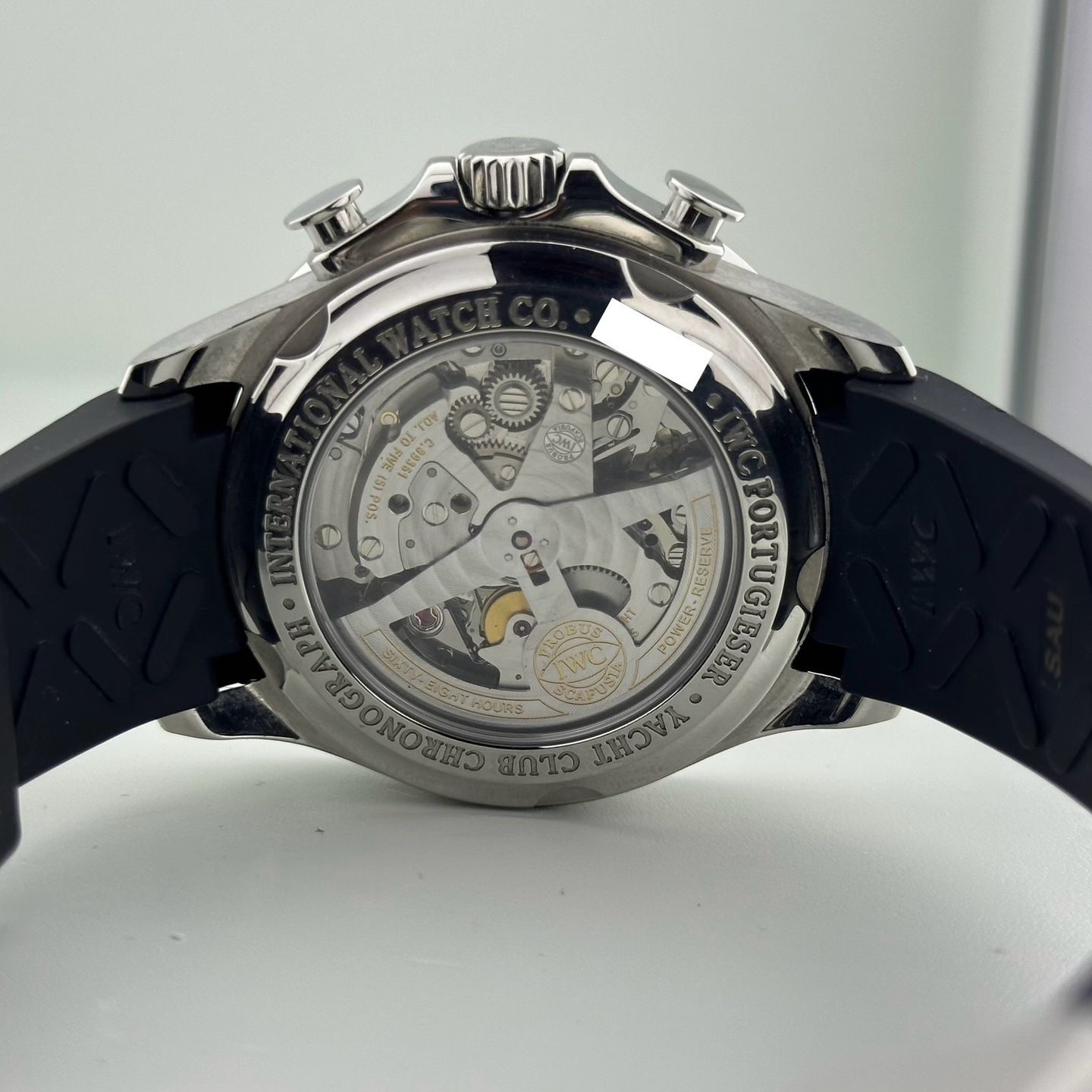 IWC Portuguese Yacht Club Chronograph IW390210 (2011) - Black dial 45 mm Steel case (2/8)