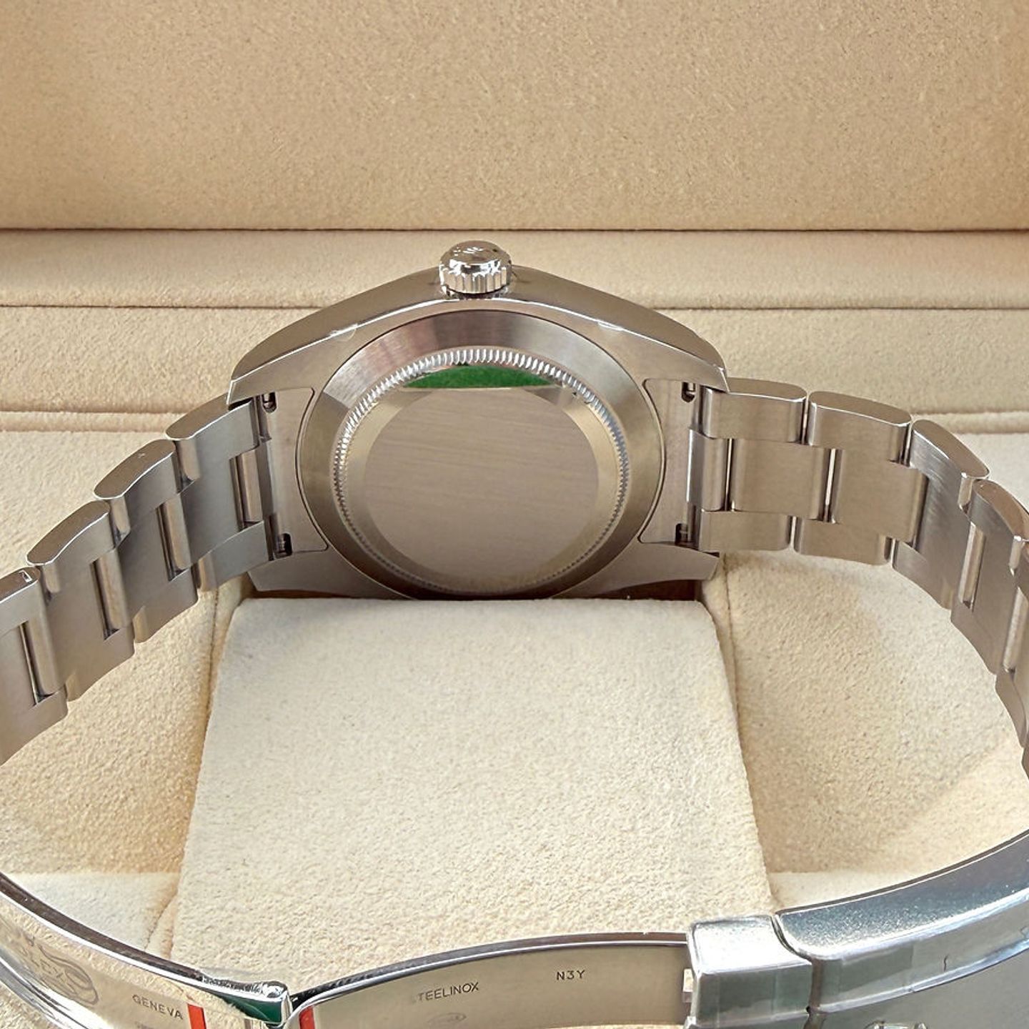 Rolex Air-King 116900 (2018) - Zwart wijzerplaat 40mm Staal (7/7)