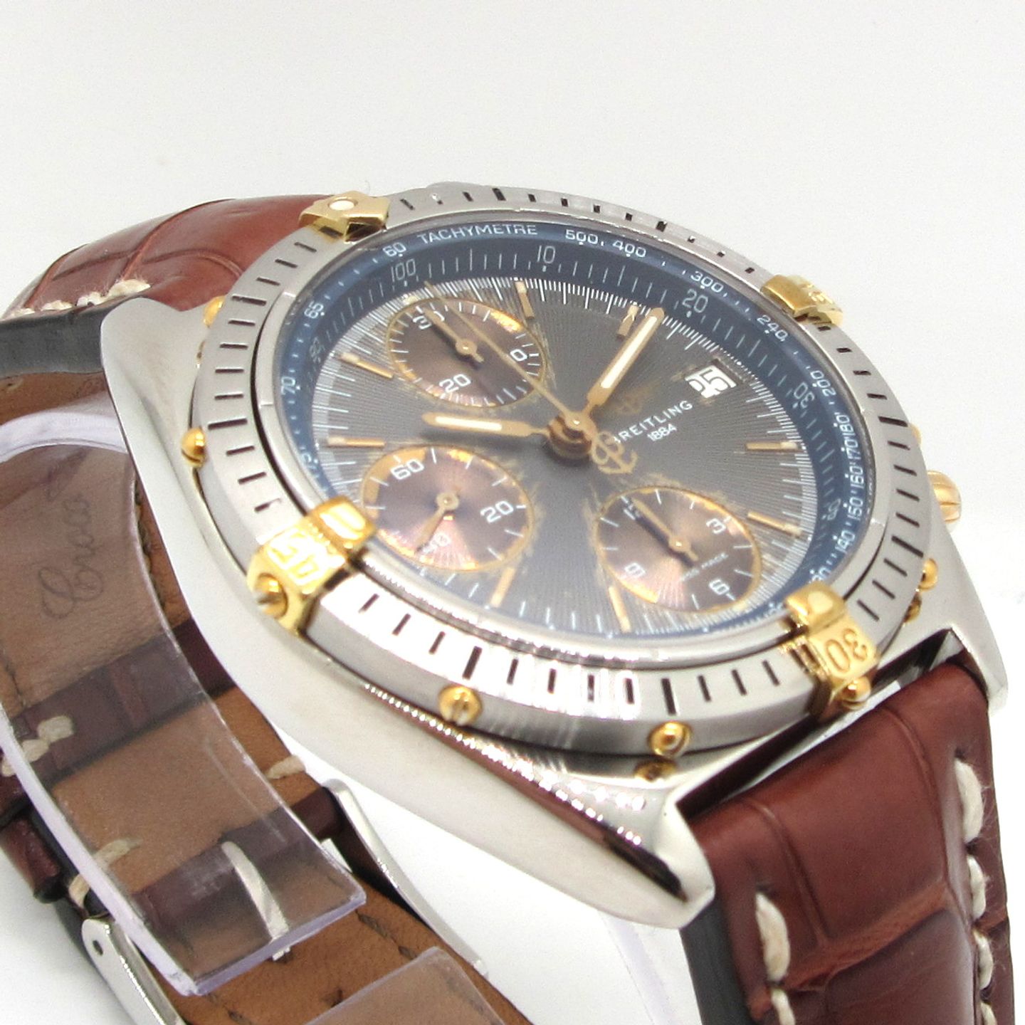 Breitling Chronomat B13048 (Unknown (random serial)) - Grey dial 40 mm Steel case (6/6)