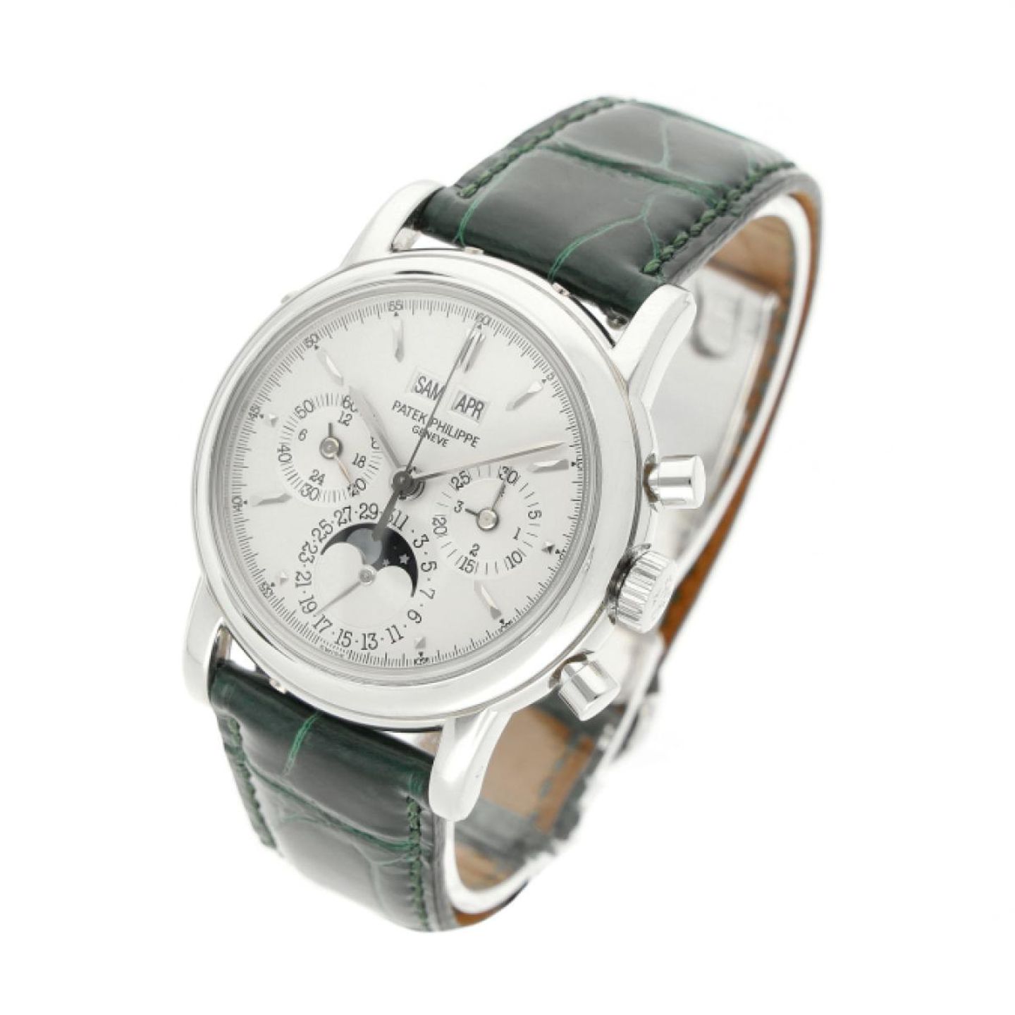 Patek Philippe Perpetual Calendar Chronograph 3970E (1998) - 37mm Geelgoud (2/7)