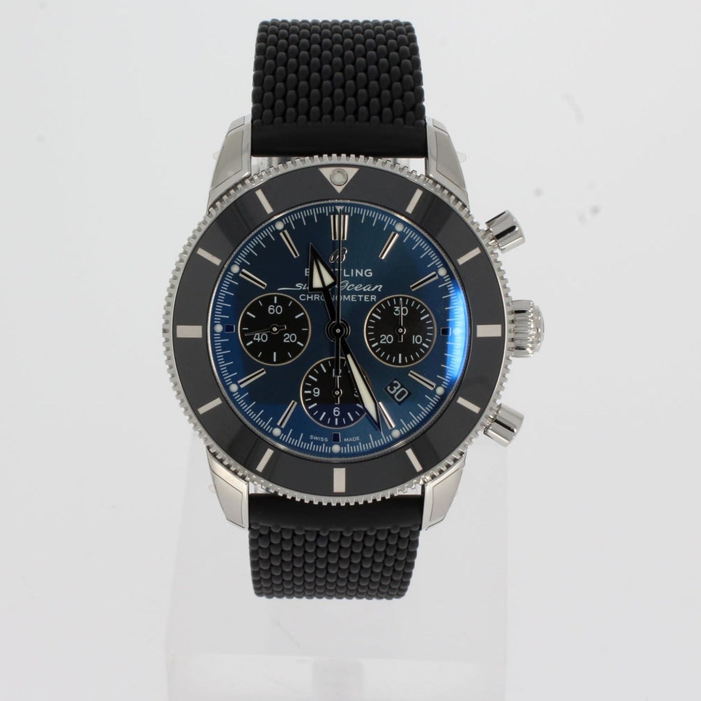 Breitling Superocean Heritage II Chronograph AB0162121C1S1 (2025) - Blue dial 44 mm Steel case (1/4)