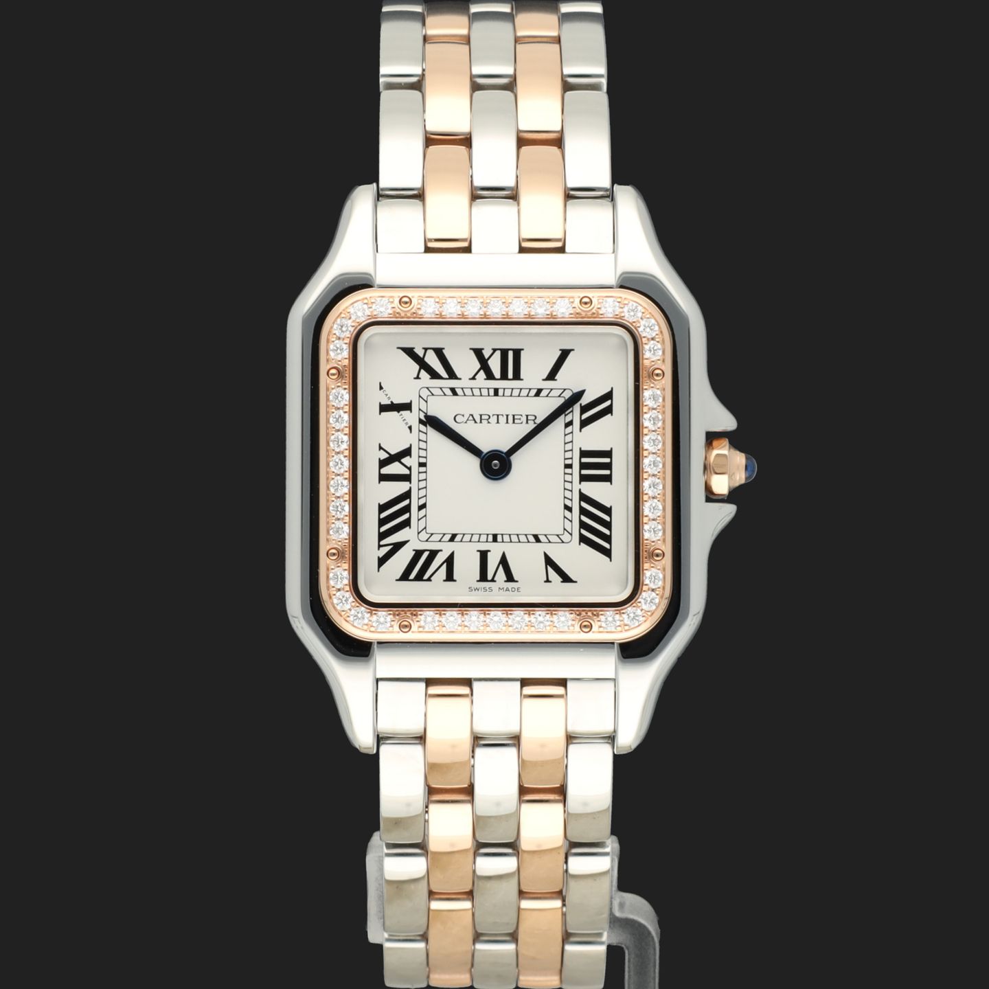 Cartier Panthère W3PN0015 (2025) - Silver dial 29 mm Gold/Steel case (2/8)