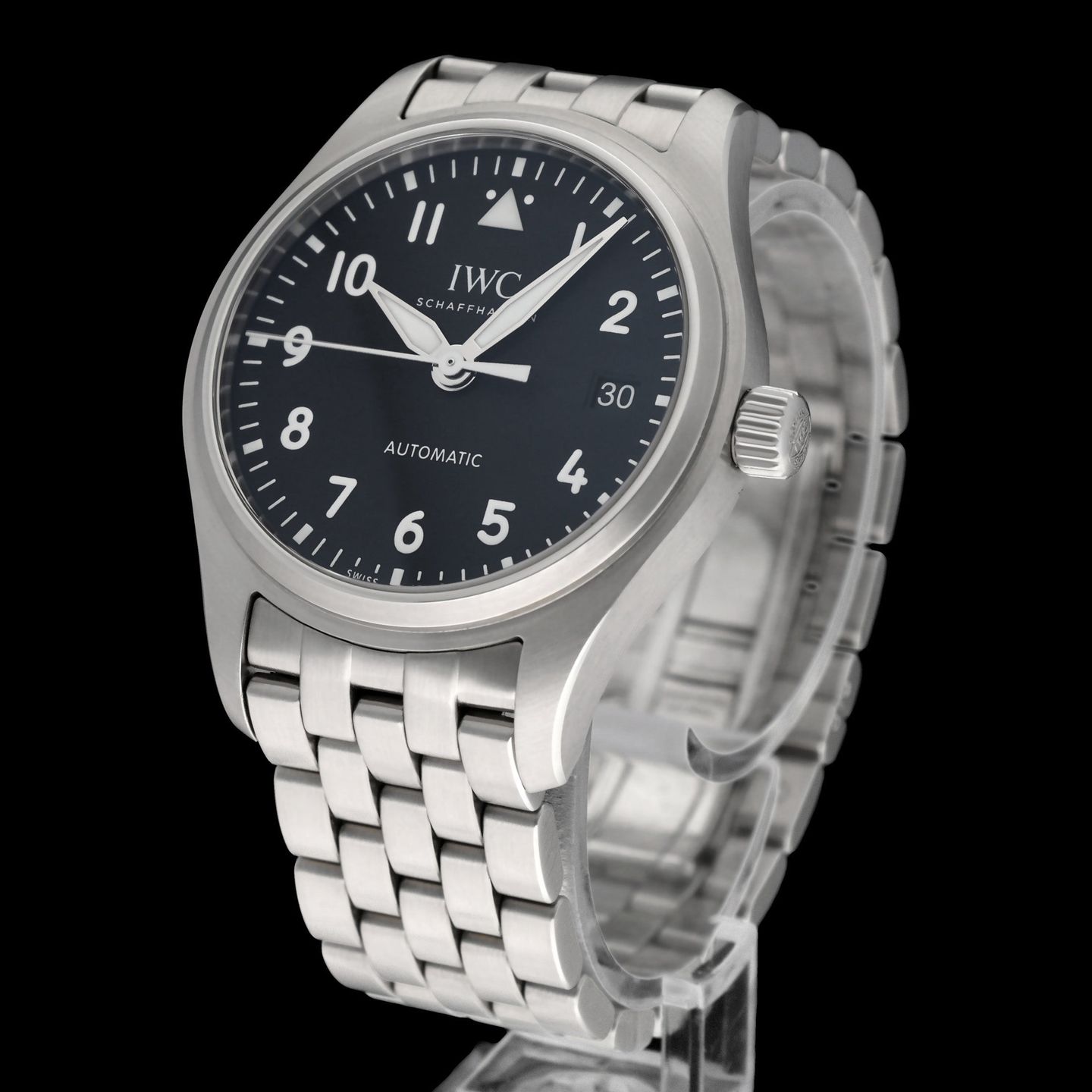 IWC Pilot's Watch Automatic 36 IW324010 (2025) - Black dial 36 mm Steel case (2/8)