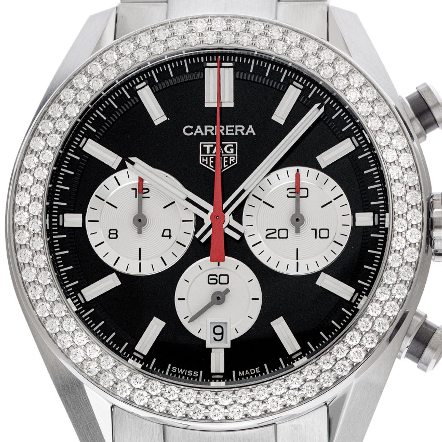 TAG Heuer Carrera CBN2A12.BA0643 (2025) - Black dial 44 mm Steel case (1/7)