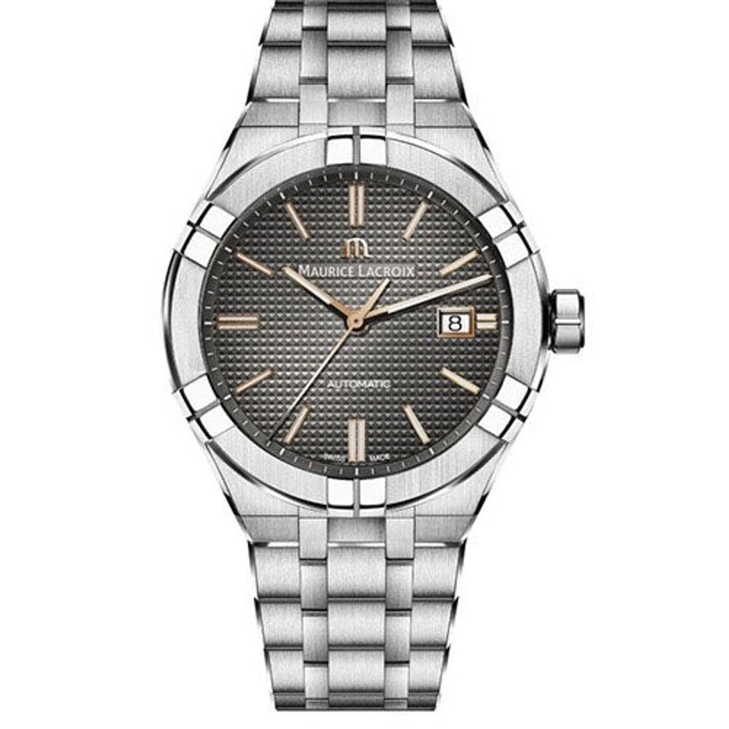 Maurice Lacroix Aikon AI6008-SS002-331-1 (2024) - Grey dial 42 mm Steel case (1/1)