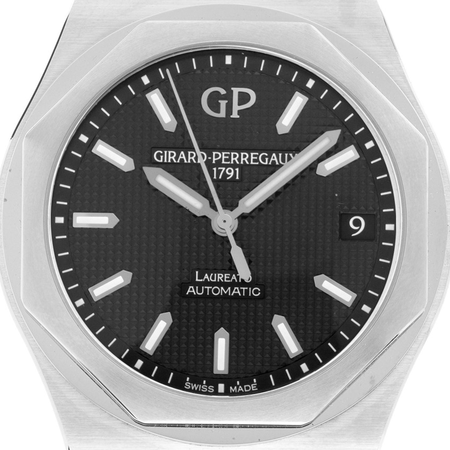 Girard-Perregaux Laureato 81010-11-634-11A (2025) - Black dial 43 mm Steel case (1/7)