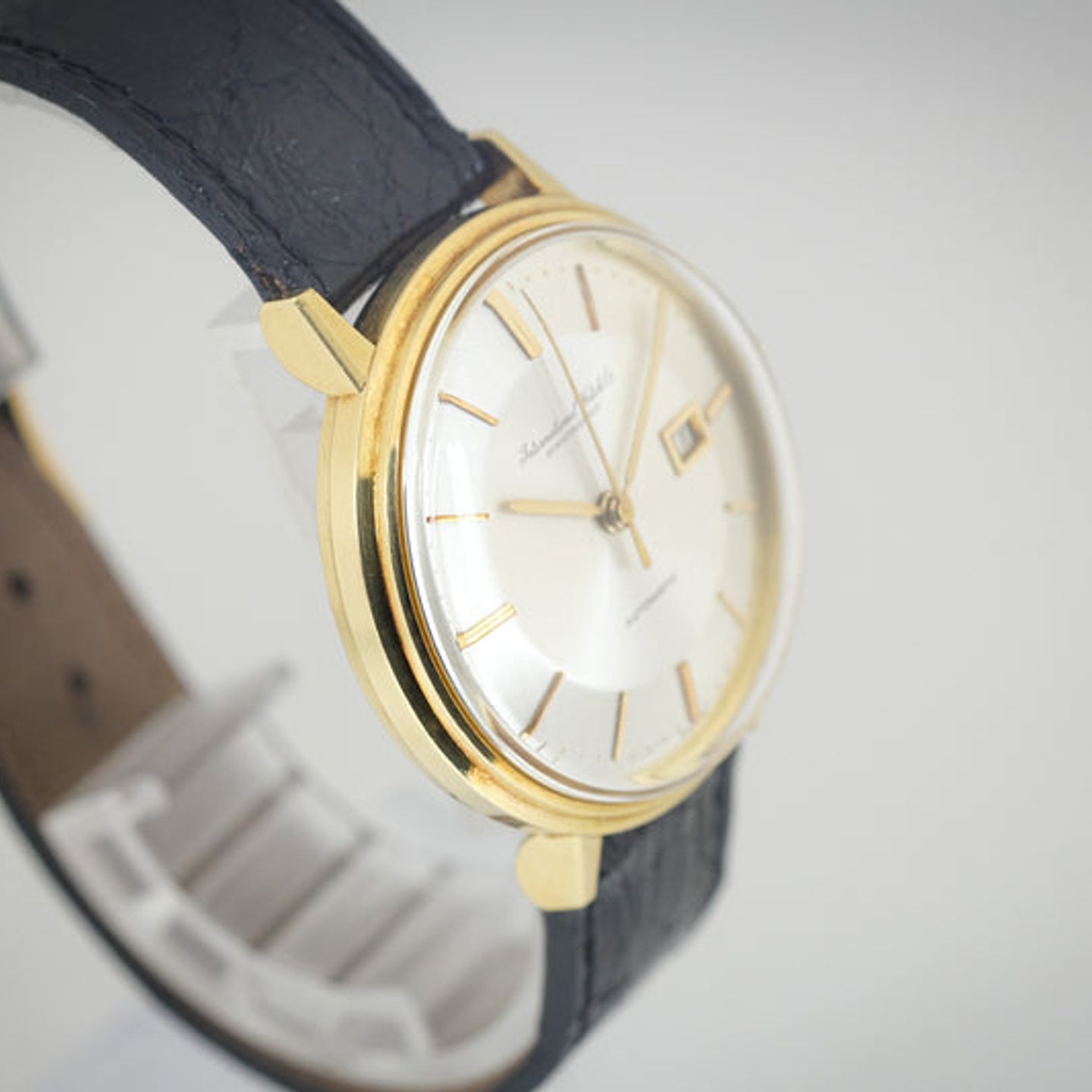 IWC Vintage 8531 (1960) - Silver dial 35 mm Yellow Gold case (7/7)