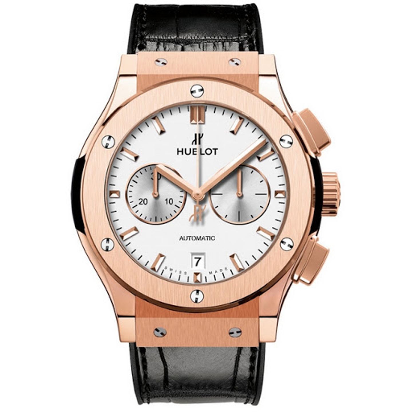 Hublot Classic Fusion Chronograph 541.OX.2611.LR (2022) - Silver dial 42 mm Rose Gold case (1/1)