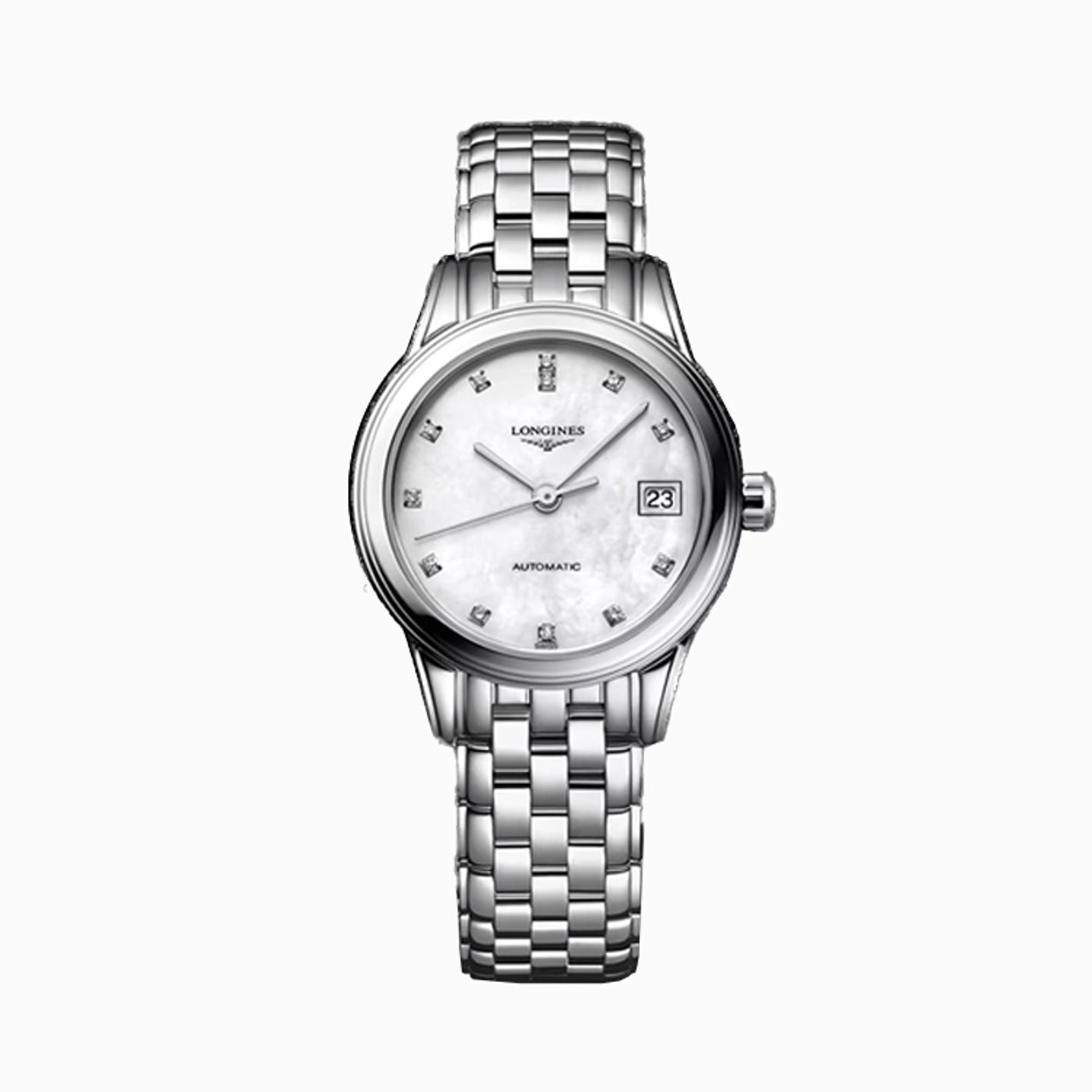 Longines Flagship L4.274.4.87.6 (2025) - Pearl dial 26 mm Steel case (1/1)
