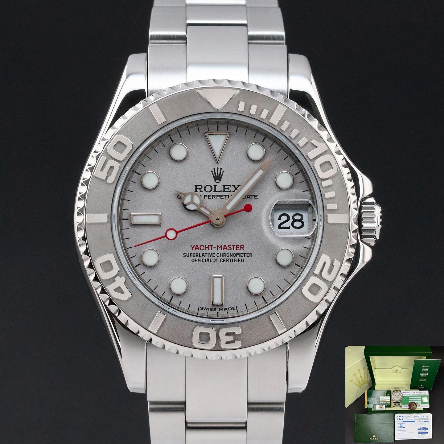 Rolex Yacht-Master 168622 (2011) - 35mm Staal (1/8)