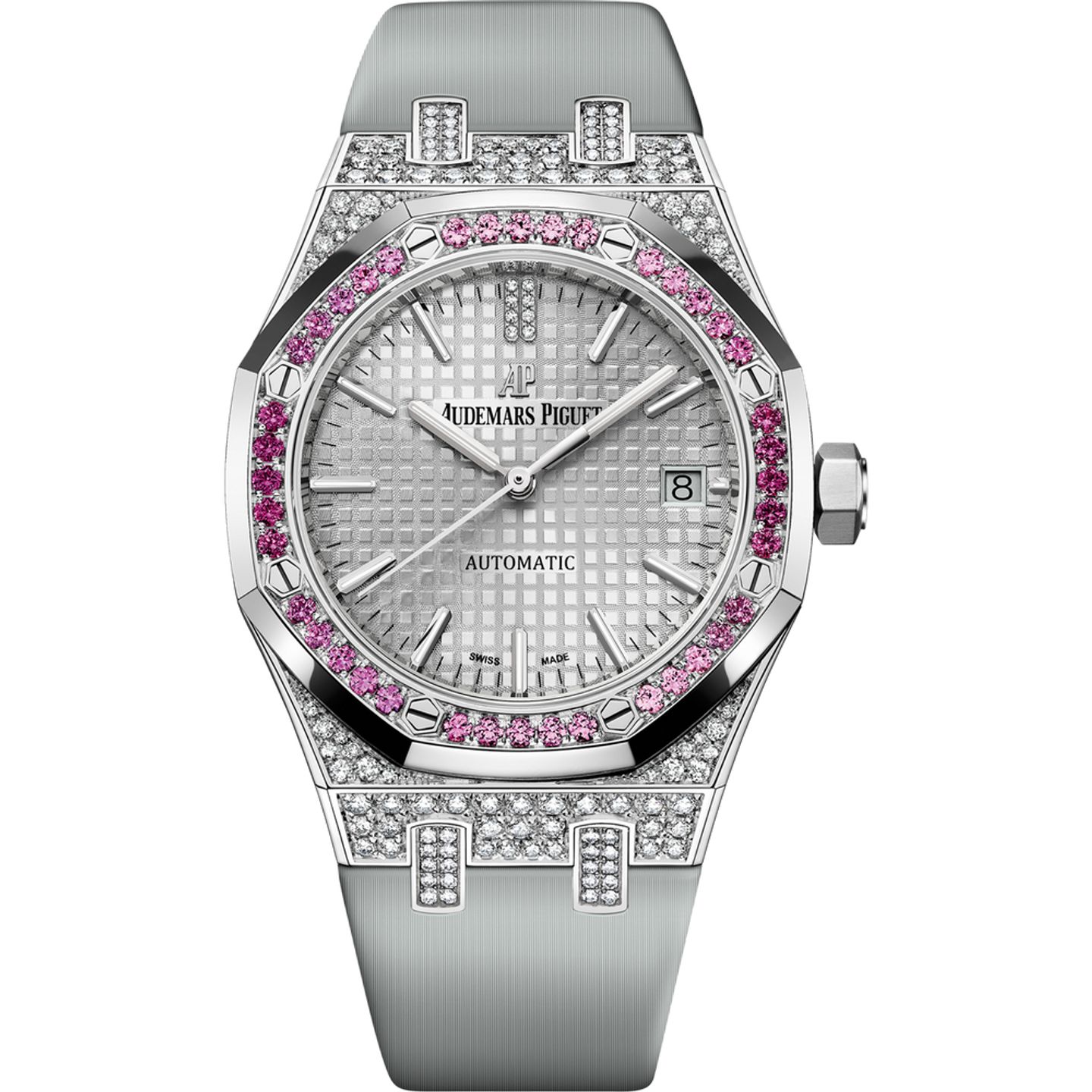 Audemars Piguet Royal Oak Lady 15452BC.ZY.D007VE.01 (2025) - Silver dial 37 mm White Gold case (1/1)