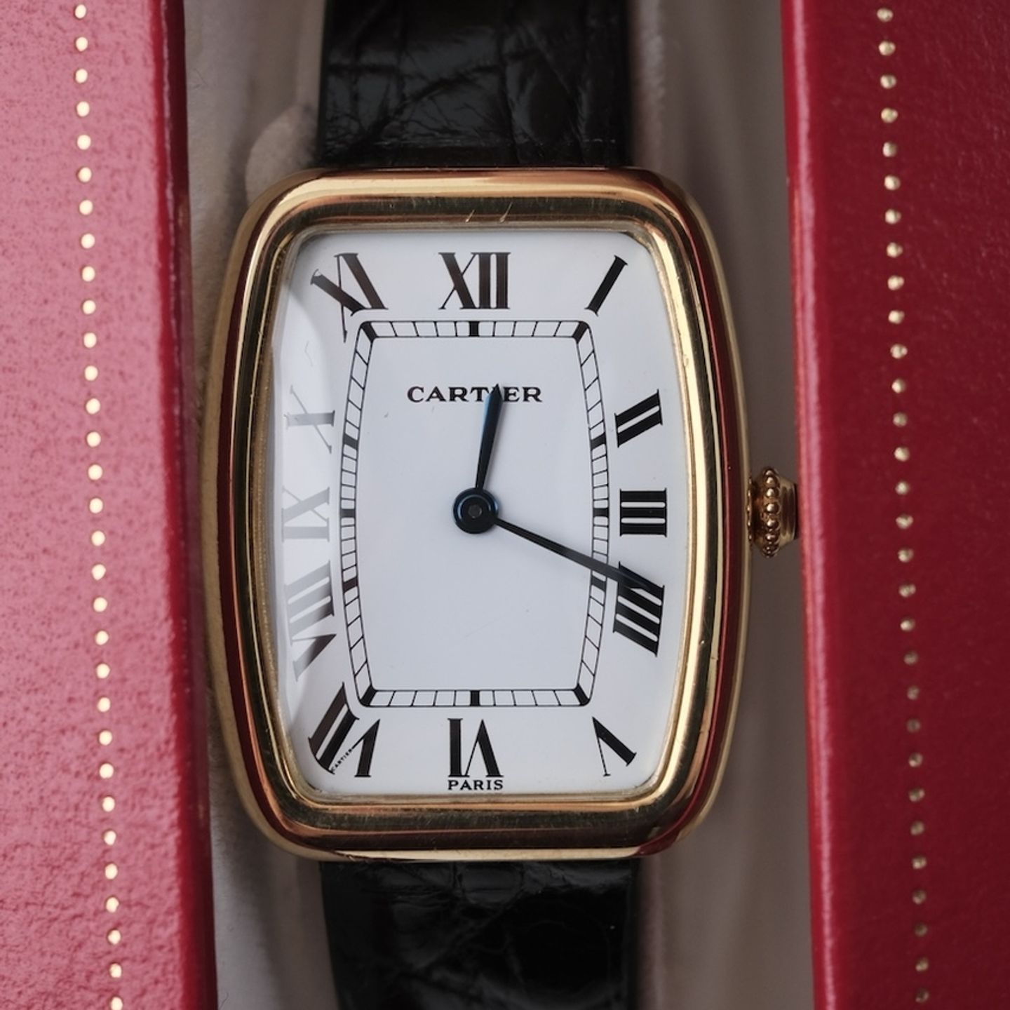 Cartier Vintage 78101 (1979) - 32 mm Yellow Gold case (1/8)