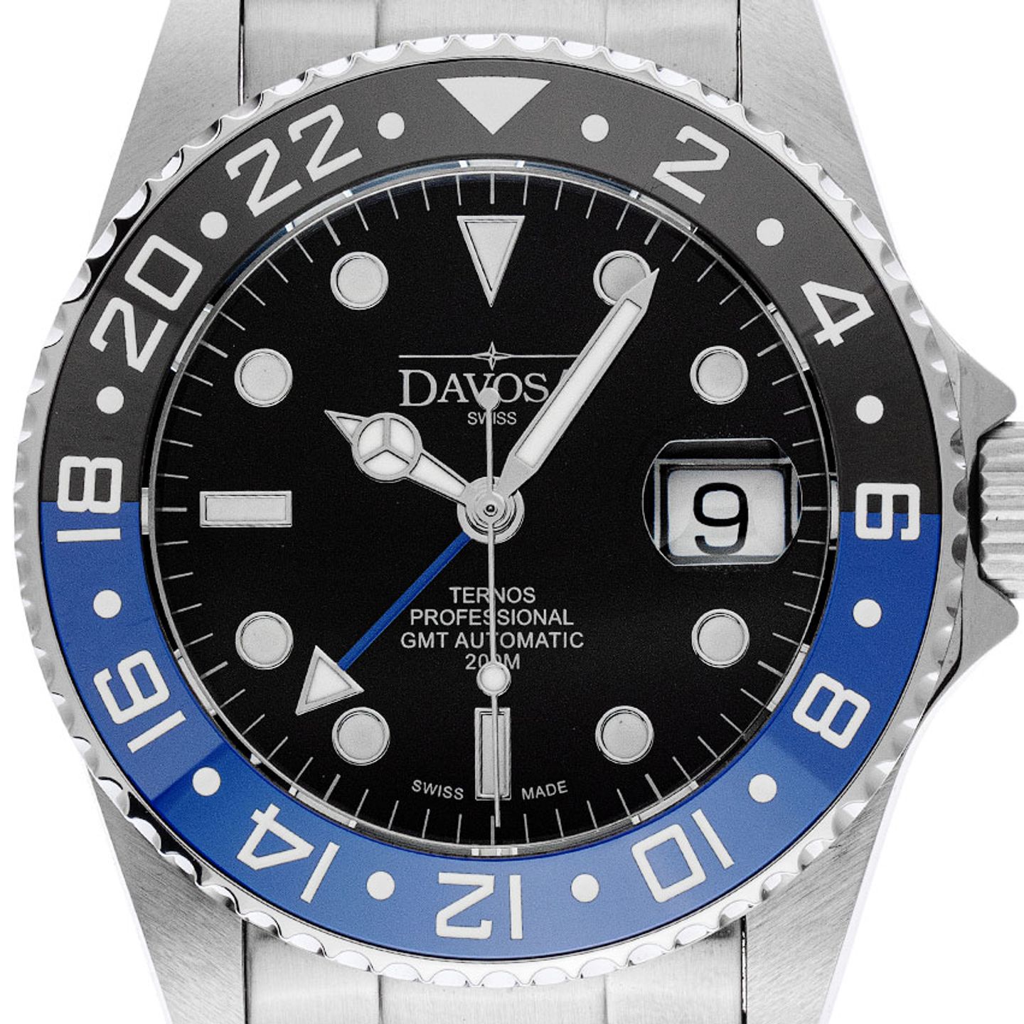 Davosa Ternos 161.571.45 (2019) - Black dial 42 mm Steel case (1/7)