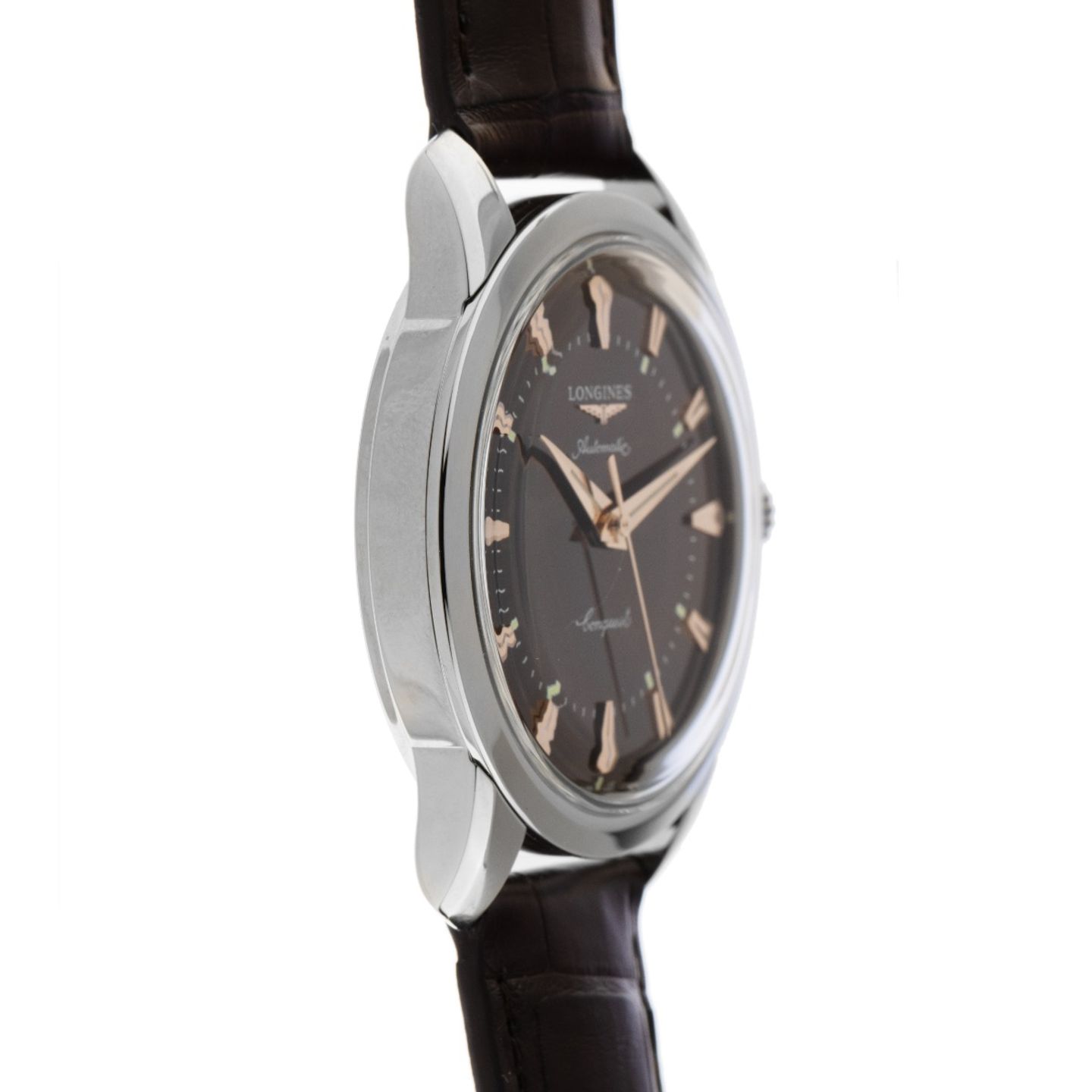Longines Conquest Heritage L1.649.4.62.2 (2025) - Brown dial 40 mm Steel case (5/7)