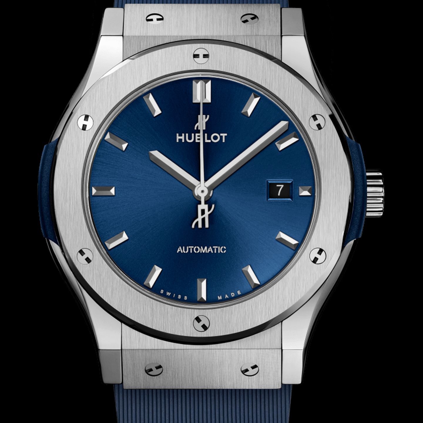 Hublot Classic Fusion Blue 542.NX.7170.RX (2023) - Blauw wijzerplaat 42mm Titanium (1/1)