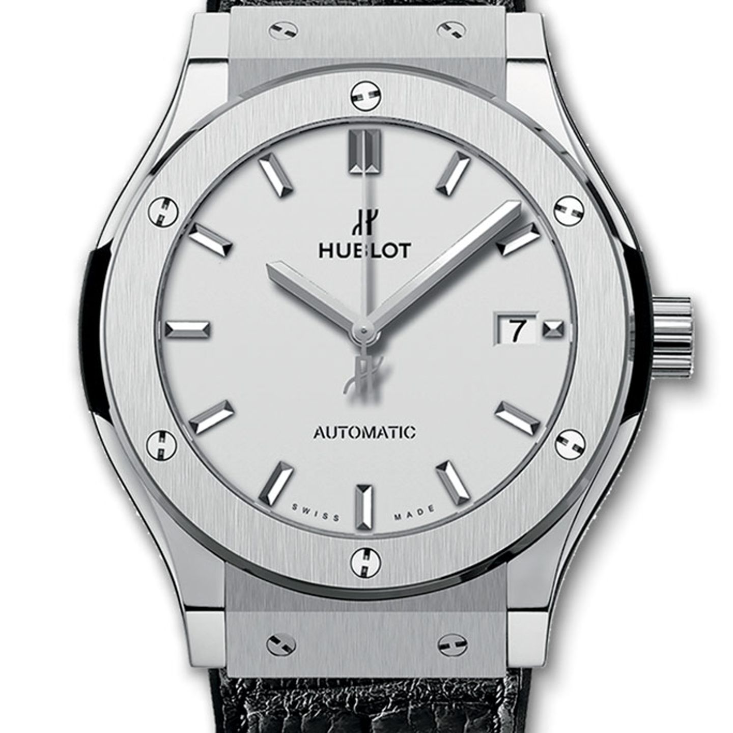 Hublot Classic Fusion 511.NX.2611.LR (2022) - Silver dial 45 mm Titanium case (1/1)