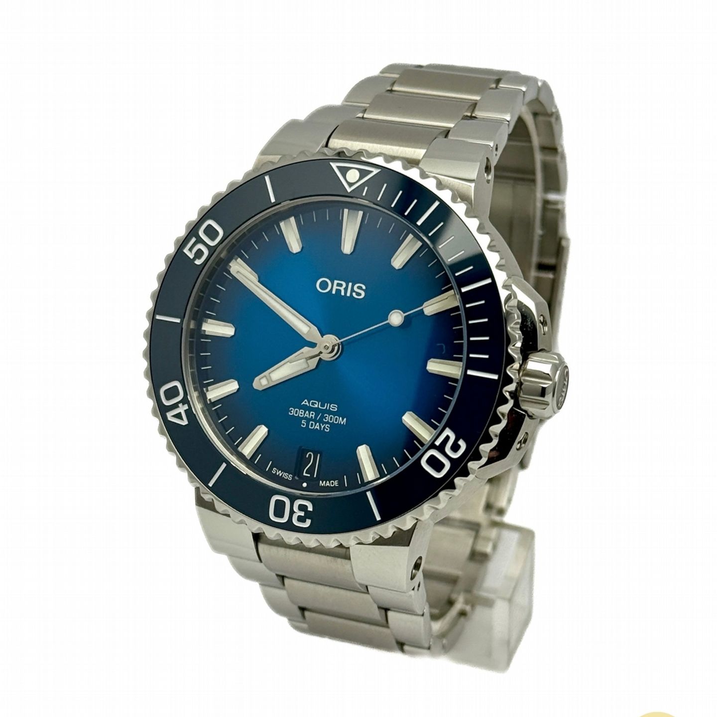 Oris Aquis Date 01 400 7769 4135-07 8 22 09PEB (2025) - Blue dial 42 mm Steel case (1/8)