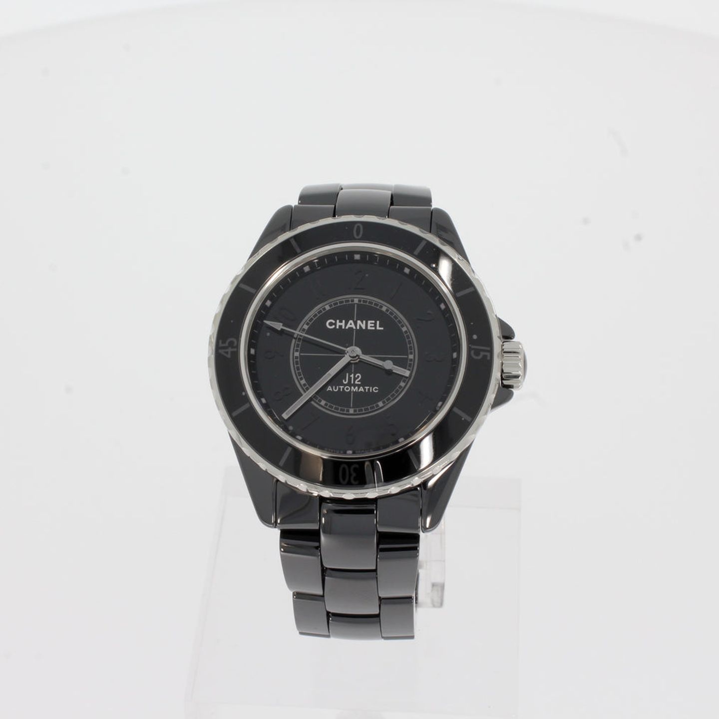 Chanel J12 H6185 (2024) - Black dial 38 mm Ceramic case (1/4)