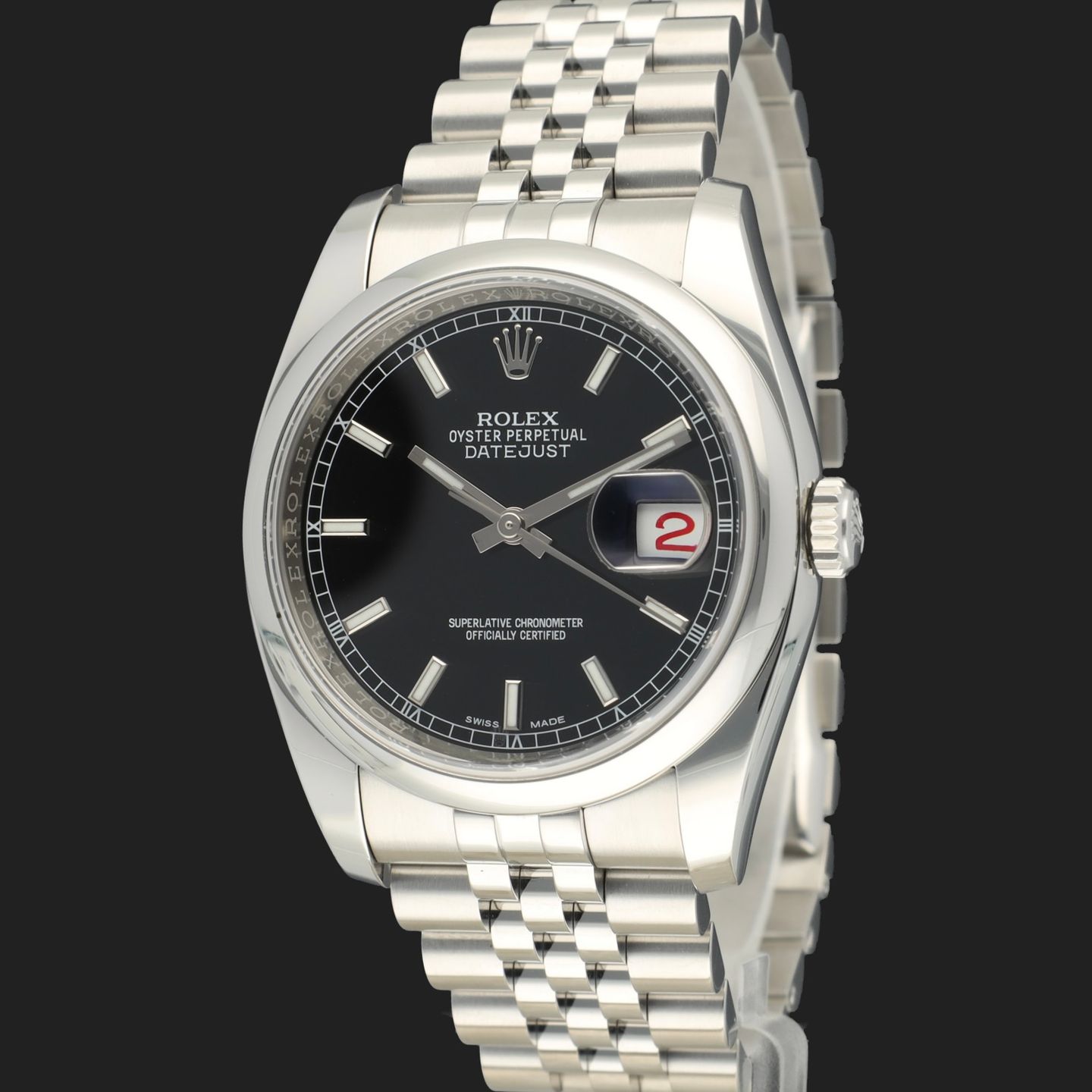 Rolex Datejust 36 116200 (2017) - 36mm Staal (1/8)