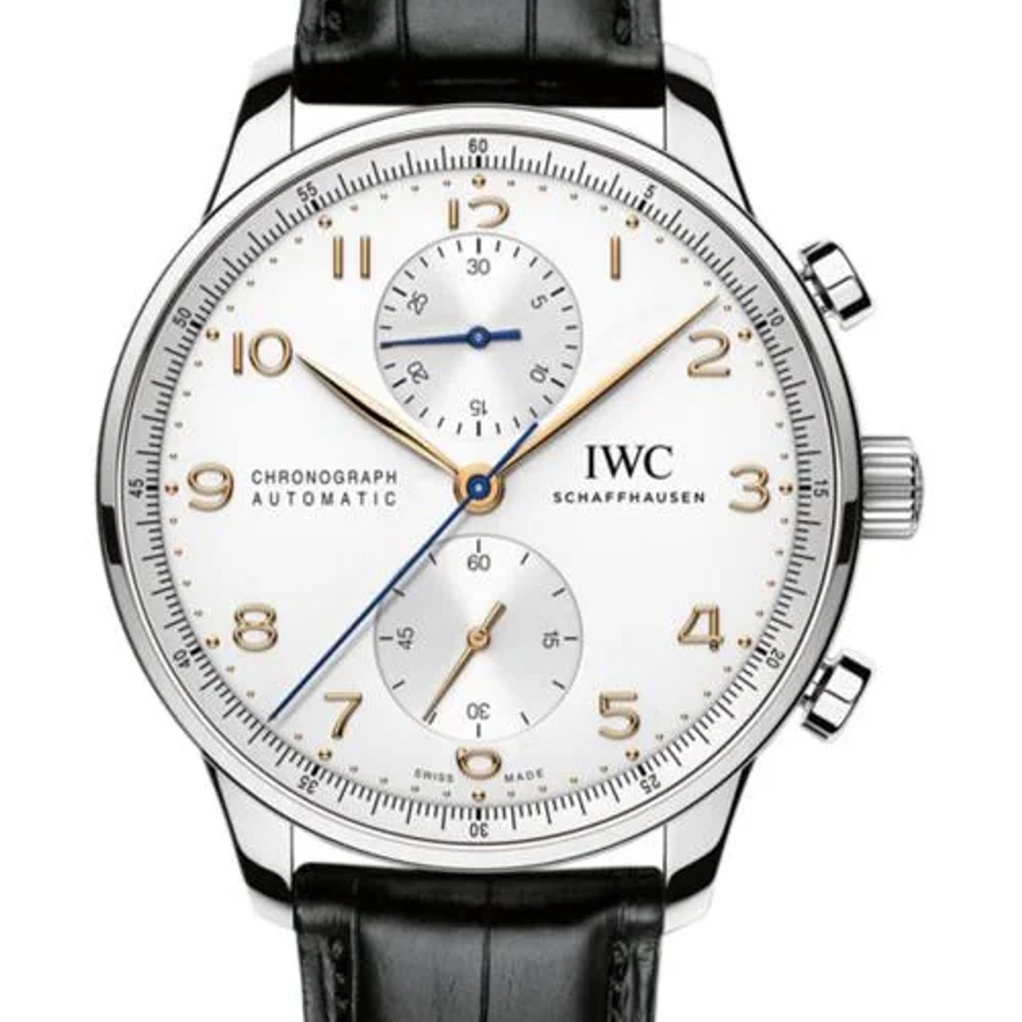 IWC Portuguese Chronograph IW371604 (2026) - Silver dial 41 mm Steel case (1/1)