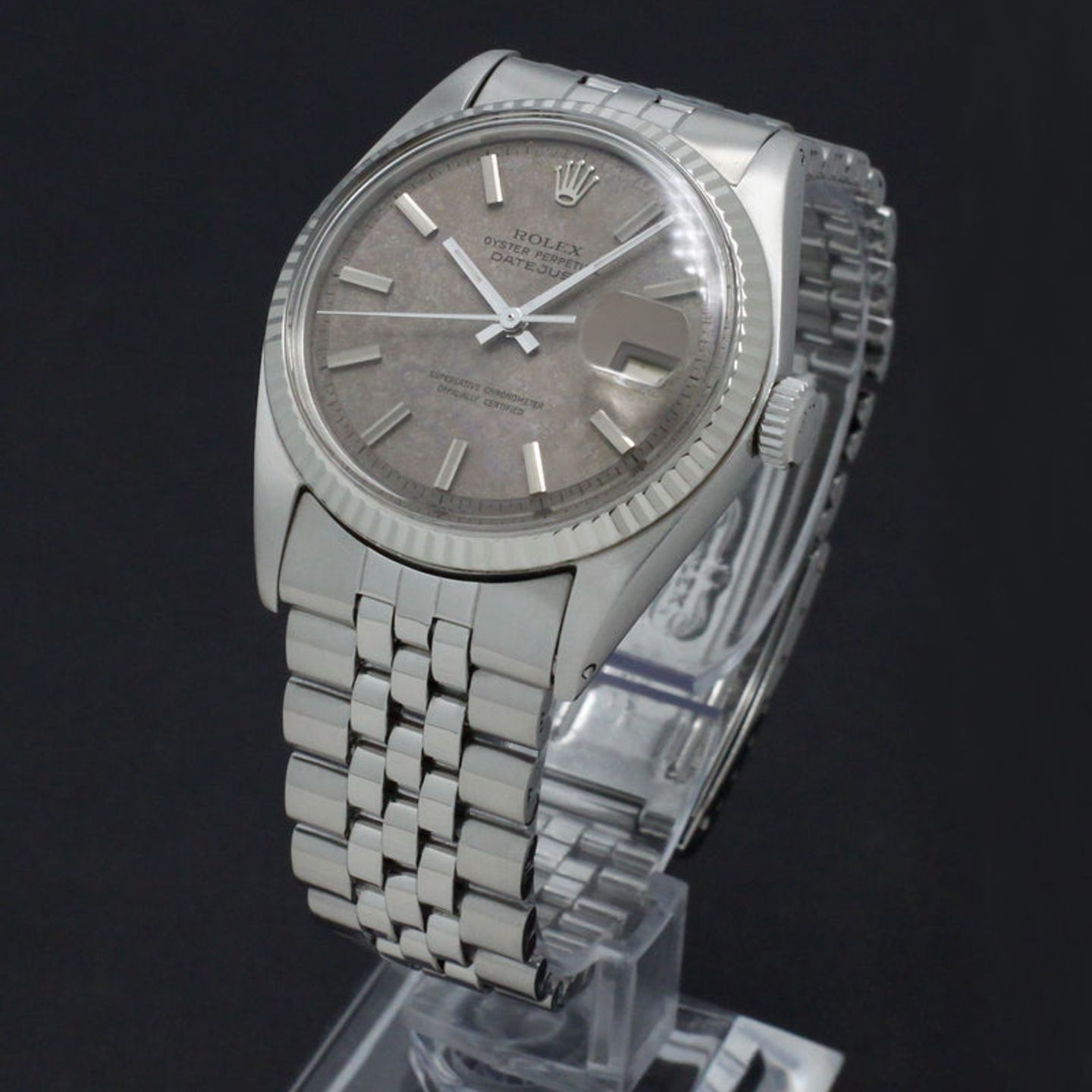 Rolex Datejust 1601 (1969) - Grey dial 36 mm Steel case (5/7)