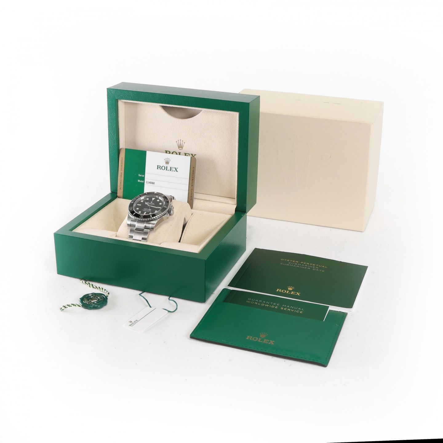 Rolex Submariner No Date 114060 (2018) - Black dial 40 mm Steel case (6/6)