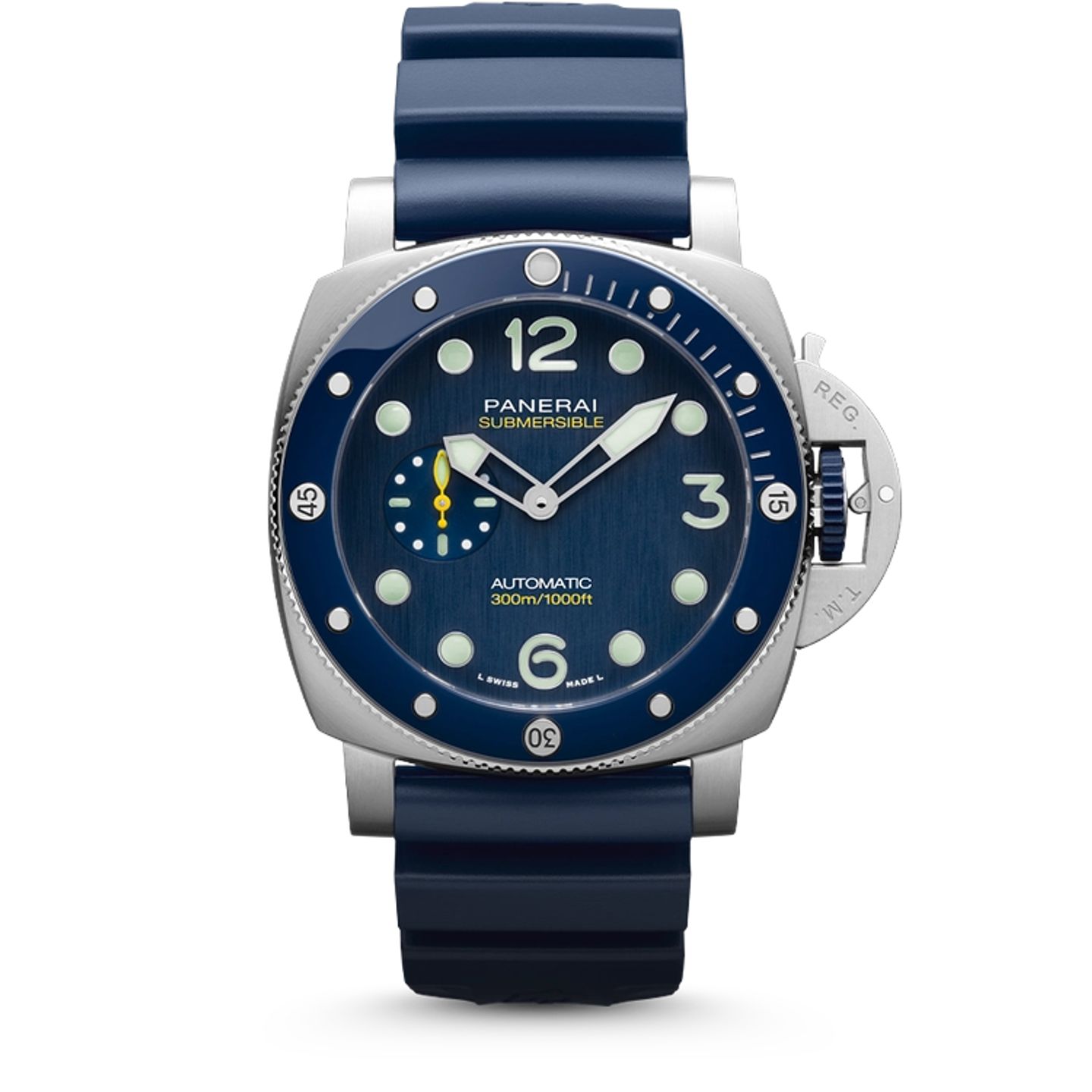 Panerai Submersible PAM01676 (2025) - Blue dial 44 mm Steel case (1/1)