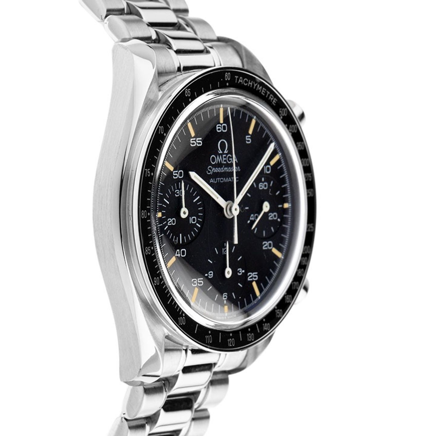 Omega Speedmaster Reduced 3510.50.00 (1996) - Zwart wijzerplaat 39mm Staal (5/8)