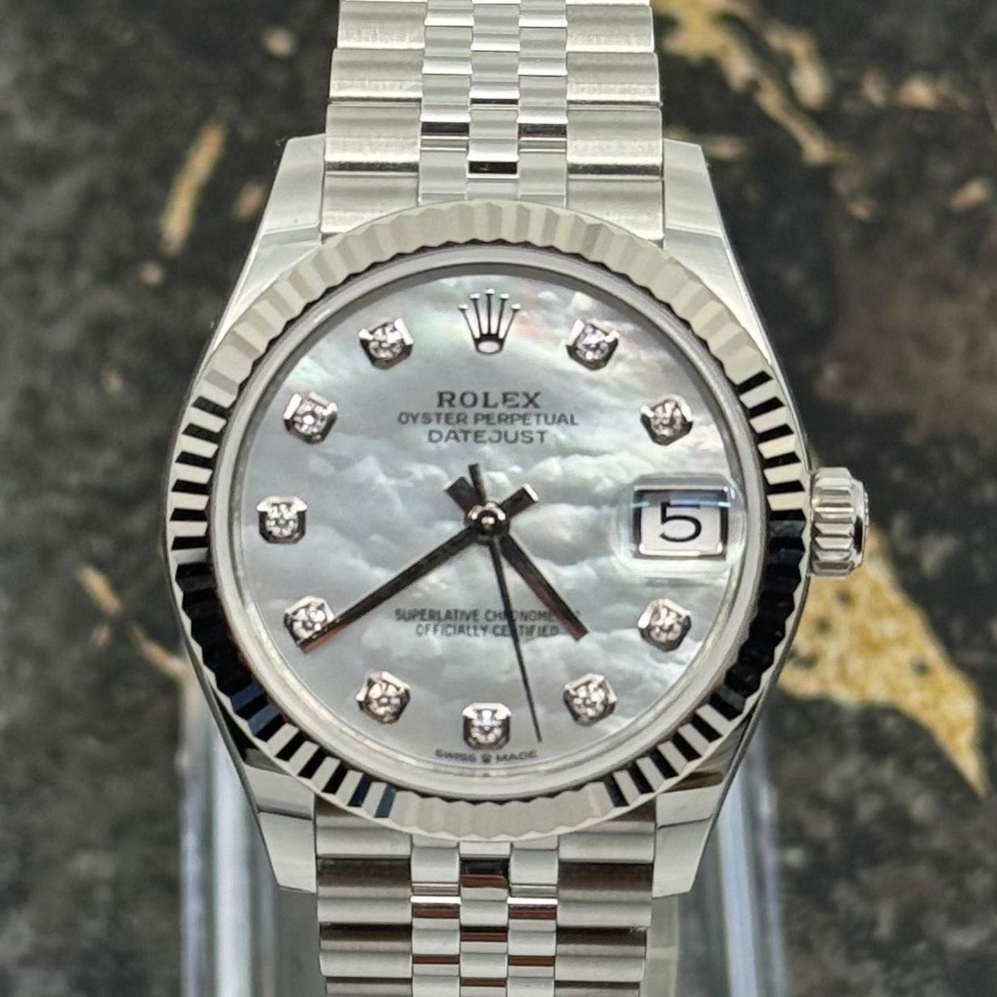 Rolex Datejust 31 278274 (2026) - Parelmoer wijzerplaat 31mm Staal (4/8)
