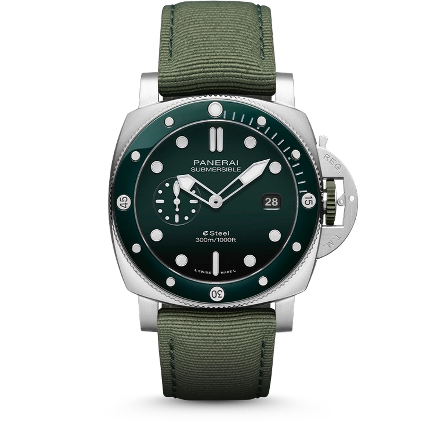 Panerai Luminor Submersible PAM01287 (2025) - Green dial 44 mm Steel case (1/1)