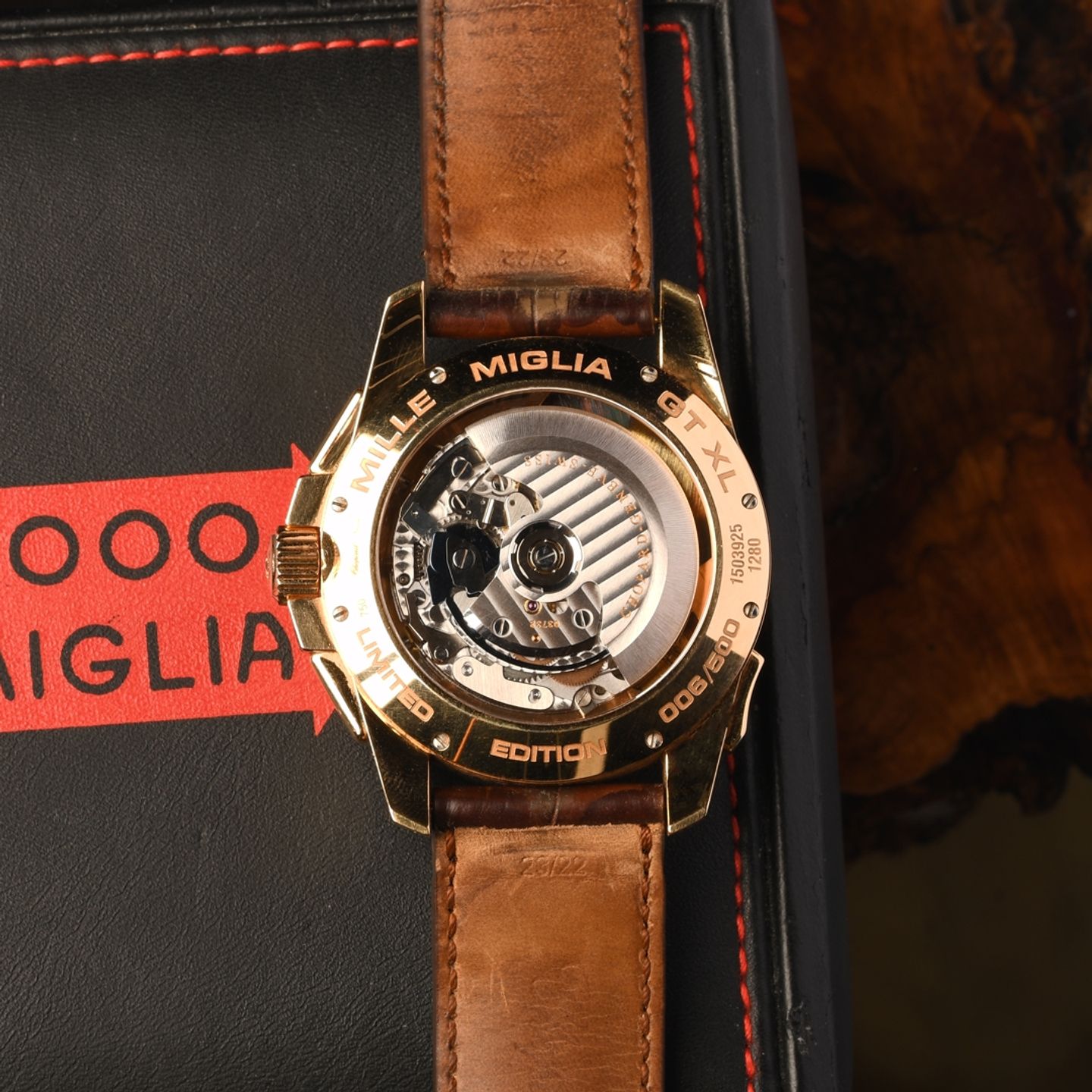 Chopard Mille Miglia 1280 - 1503925 (Unknown (random serial)) - Silver dial 44 mm Rose Gold case (2/6)
