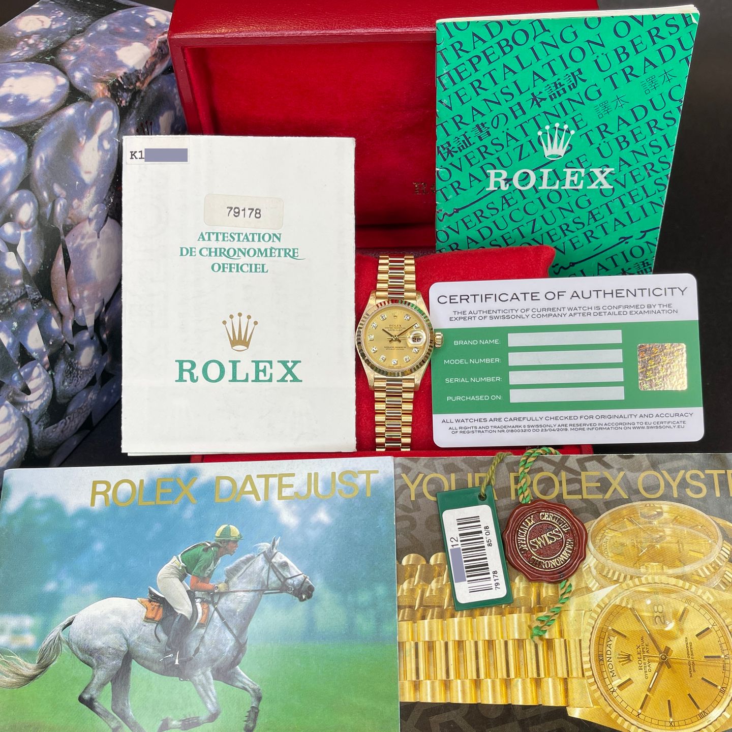 Rolex Lady-Datejust 79178 (2000) - 26 mm Yellow Gold case (2/8)