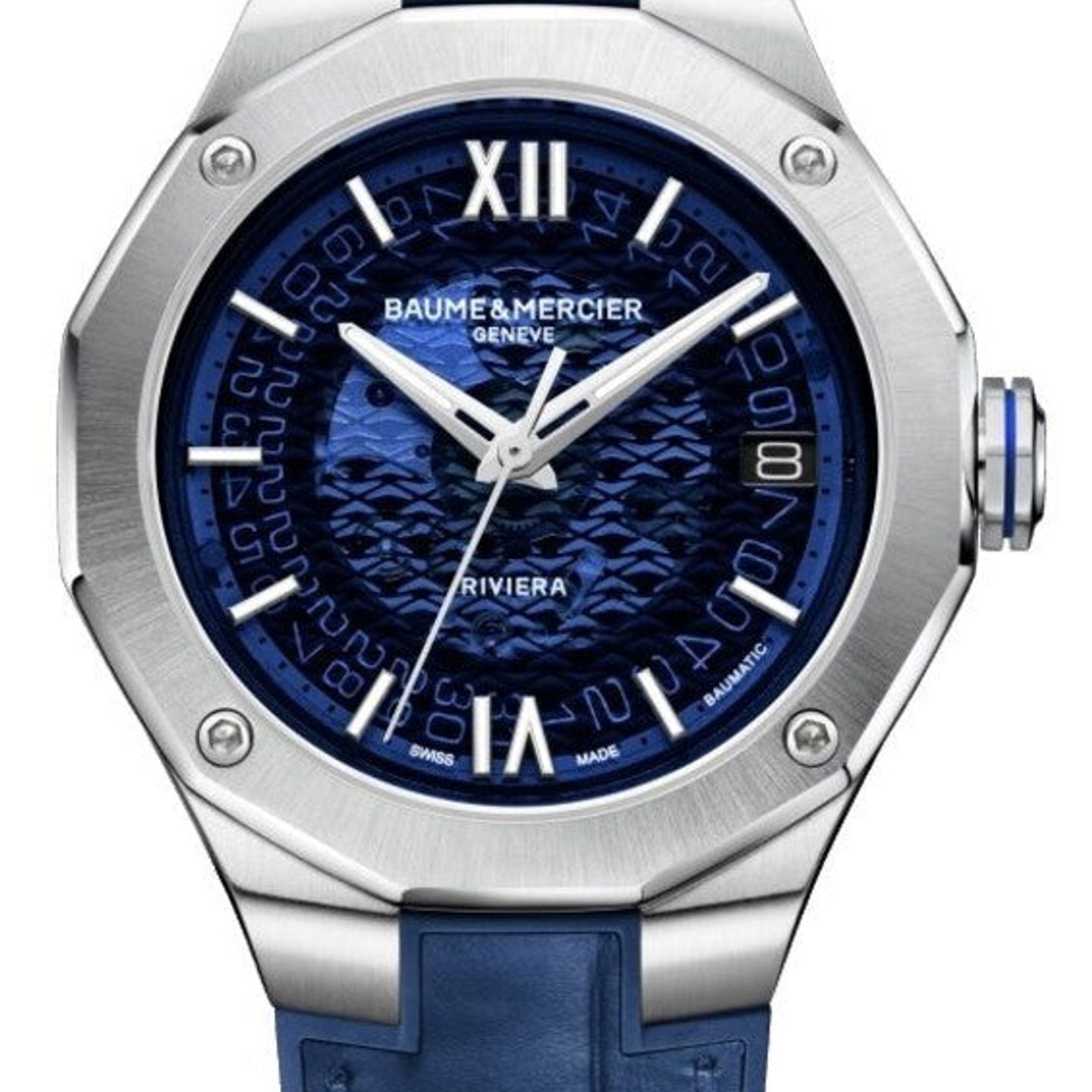 Baume & Mercier Riviera M0A10714 (2026) - Blauw wijzerplaat 39mm Staal (1/1)