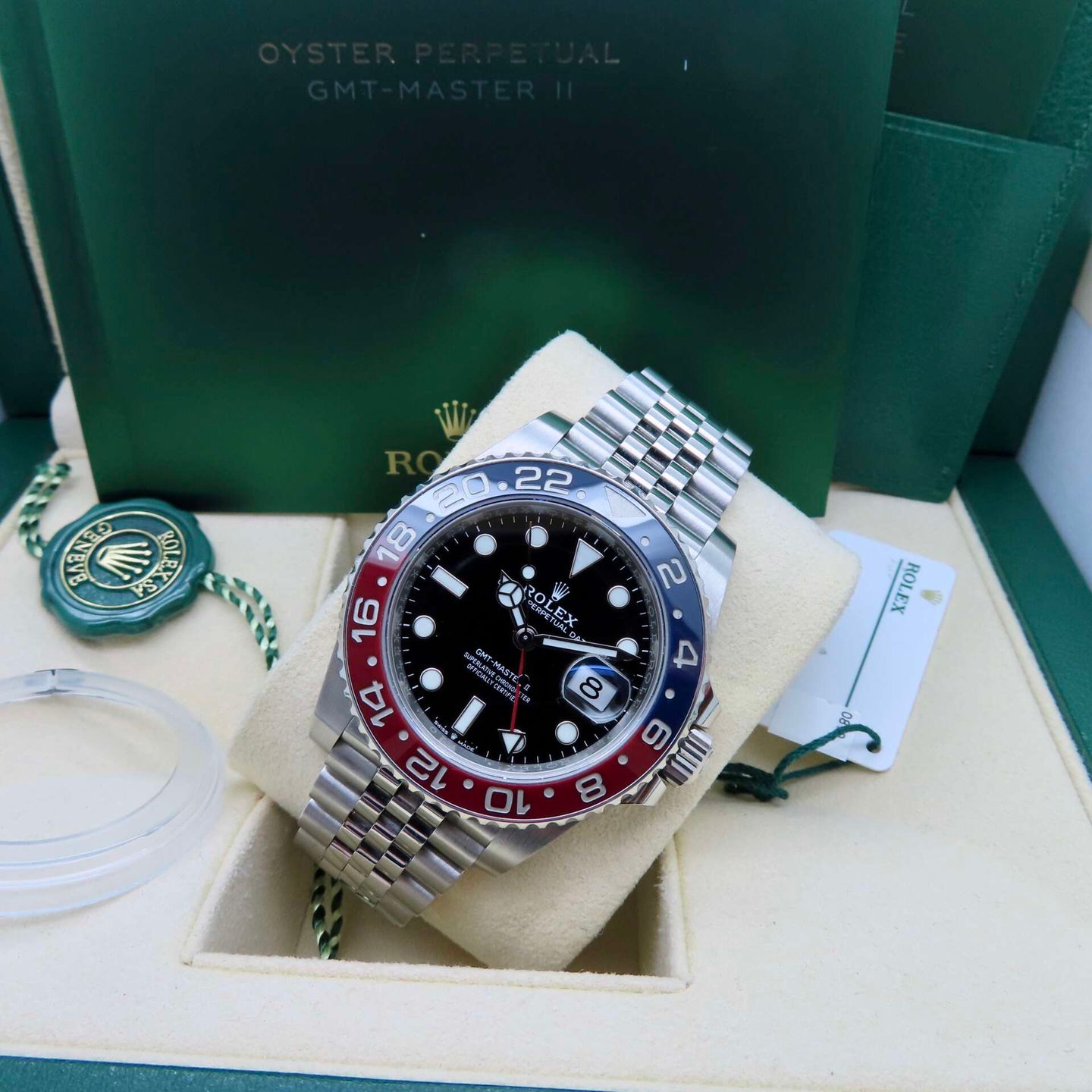 Rolex GMT-Master II 126710BLRO (2019) - Zwart wijzerplaat 40mm Staal (3/8)