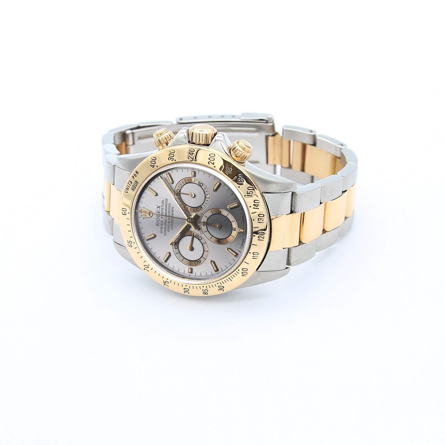 Rolex Daytona 16523 (Onbekend (willekeurig serienummer)) - 40mm Goud/Staal (3/6)