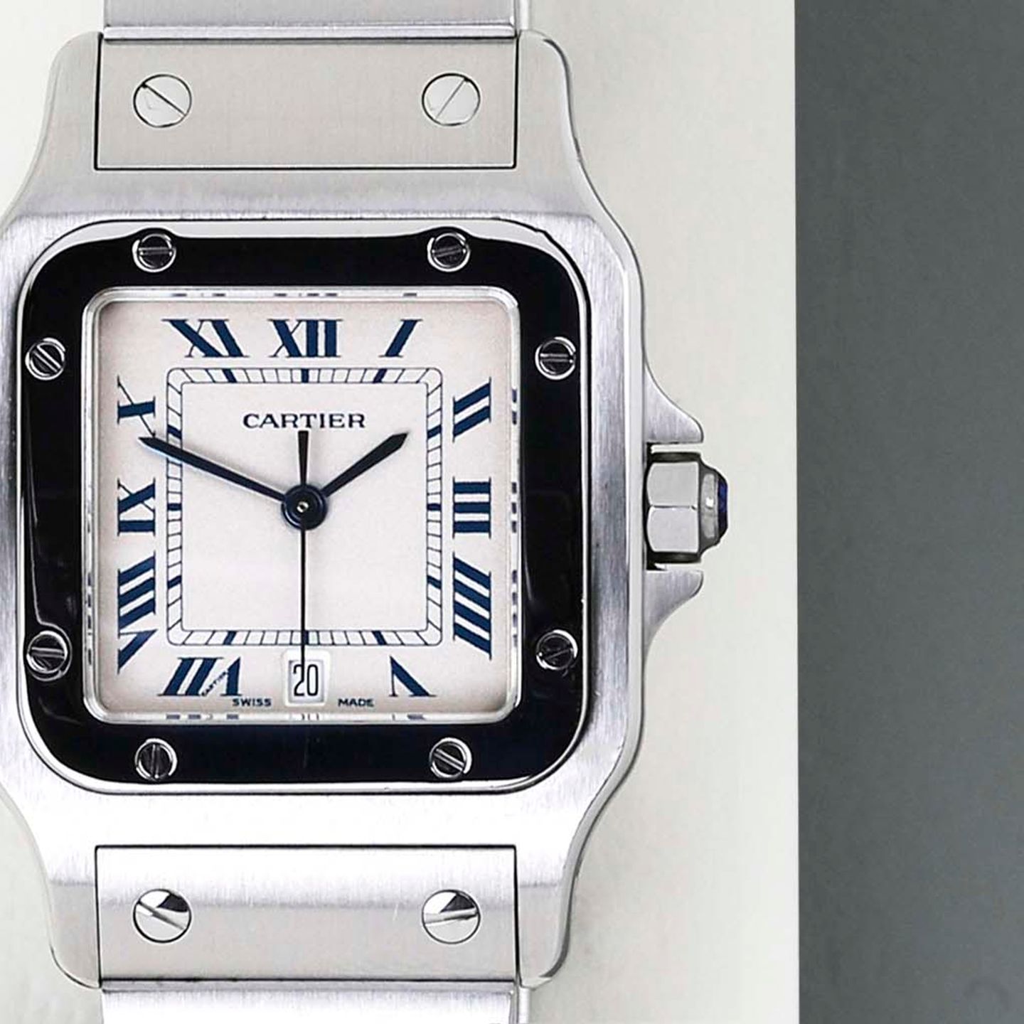 Cartier Santos Galbée 1564 (1999) - 29 mm Steel case (5/8)