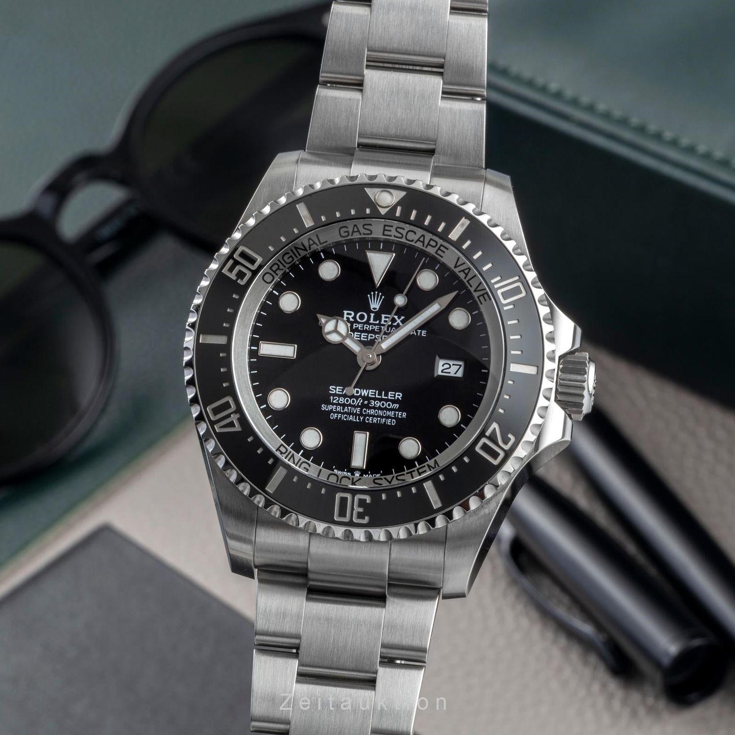 Rolex Sea-Dweller Deepsea 126660 (Unknown (random serial)) - Black dial 44 mm Steel case (1/8)