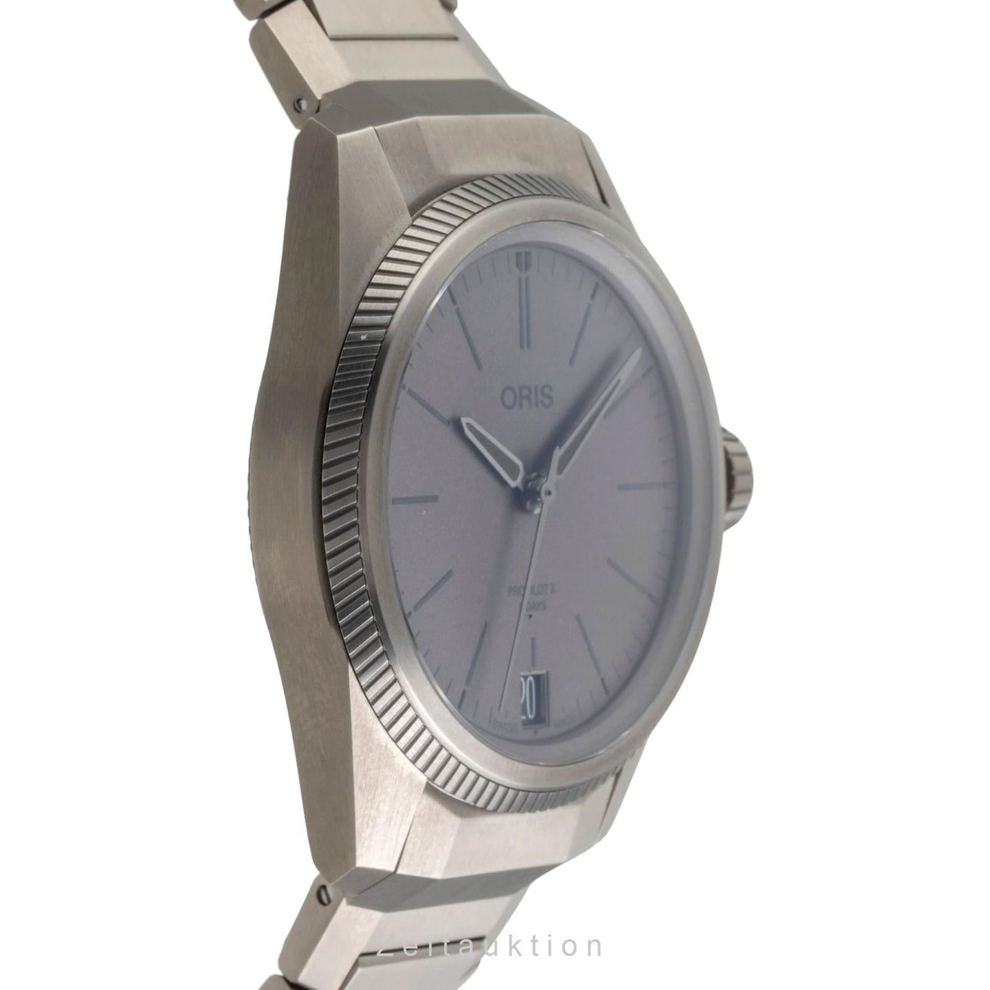 Oris Big Crown ProPilot 01 400 7778 7153-07 7 20 01TLC (Unknown (random serial)) - Grey dial 39 mm Titanium case (6/8)
