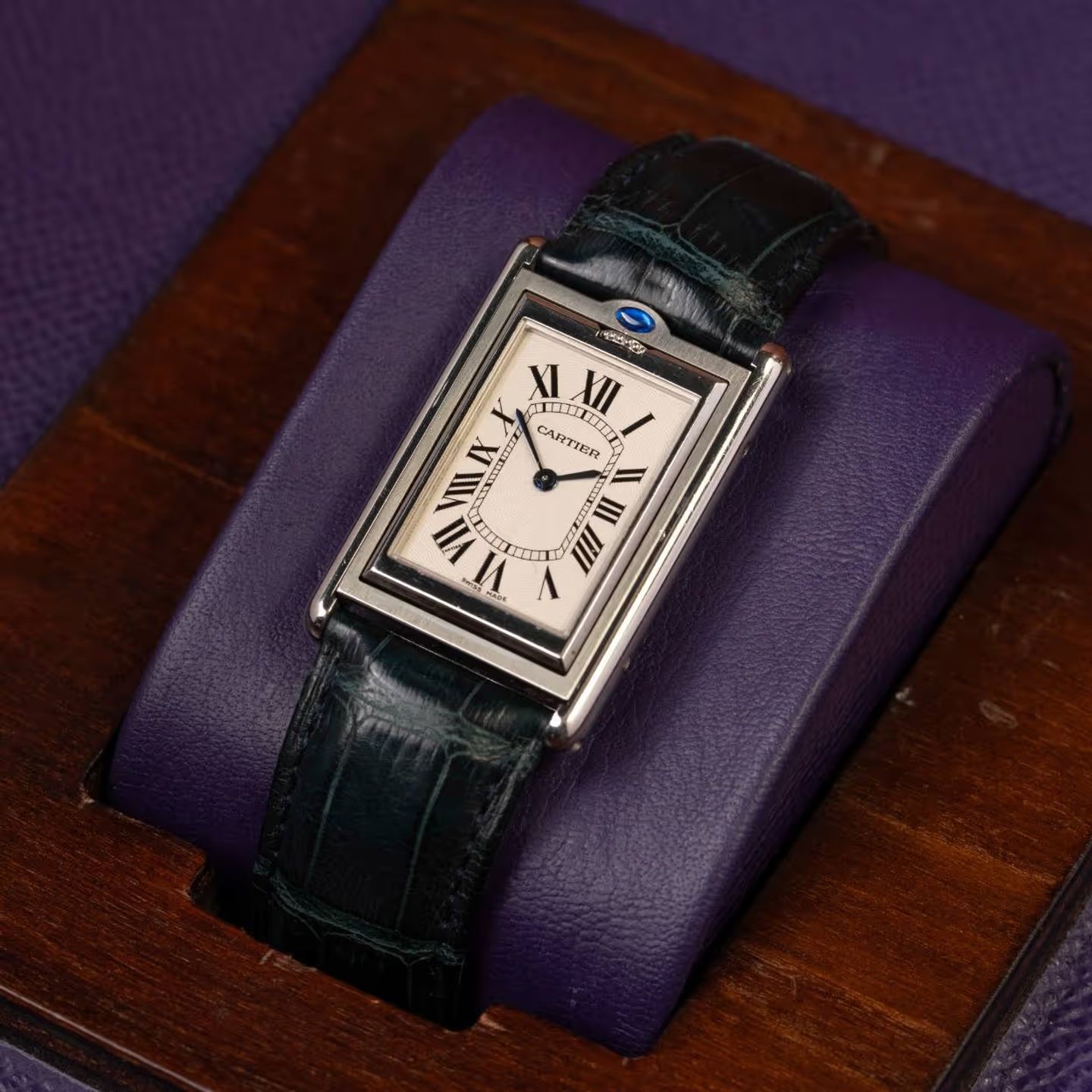 Cartier Tank 2390 (Onbekend (willekeurig serienummer)) - Onbekend wijzerplaat 25mm Staal (1/4)