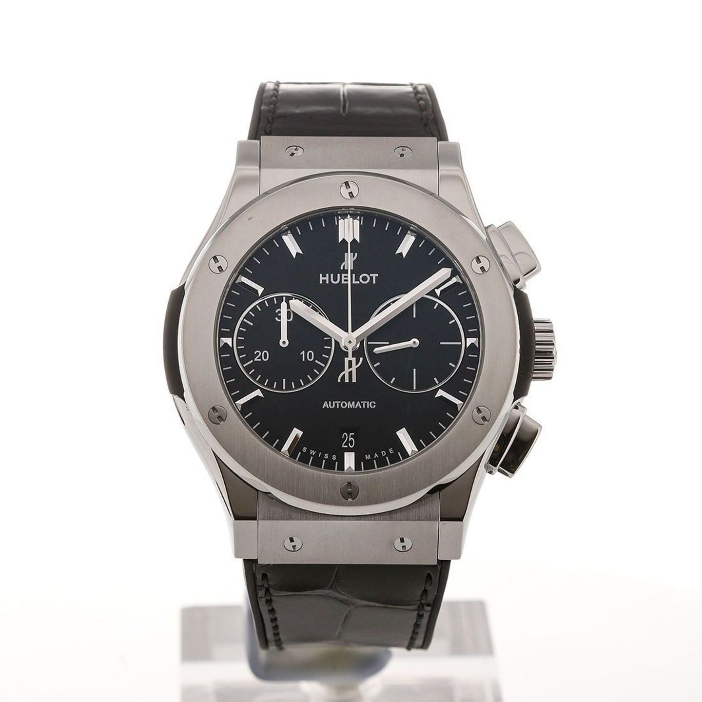 Hublot Classic Fusion Chronograph 521.NX.1171.LR (2024) - Zwart wijzerplaat 45mm Titanium (2/4)