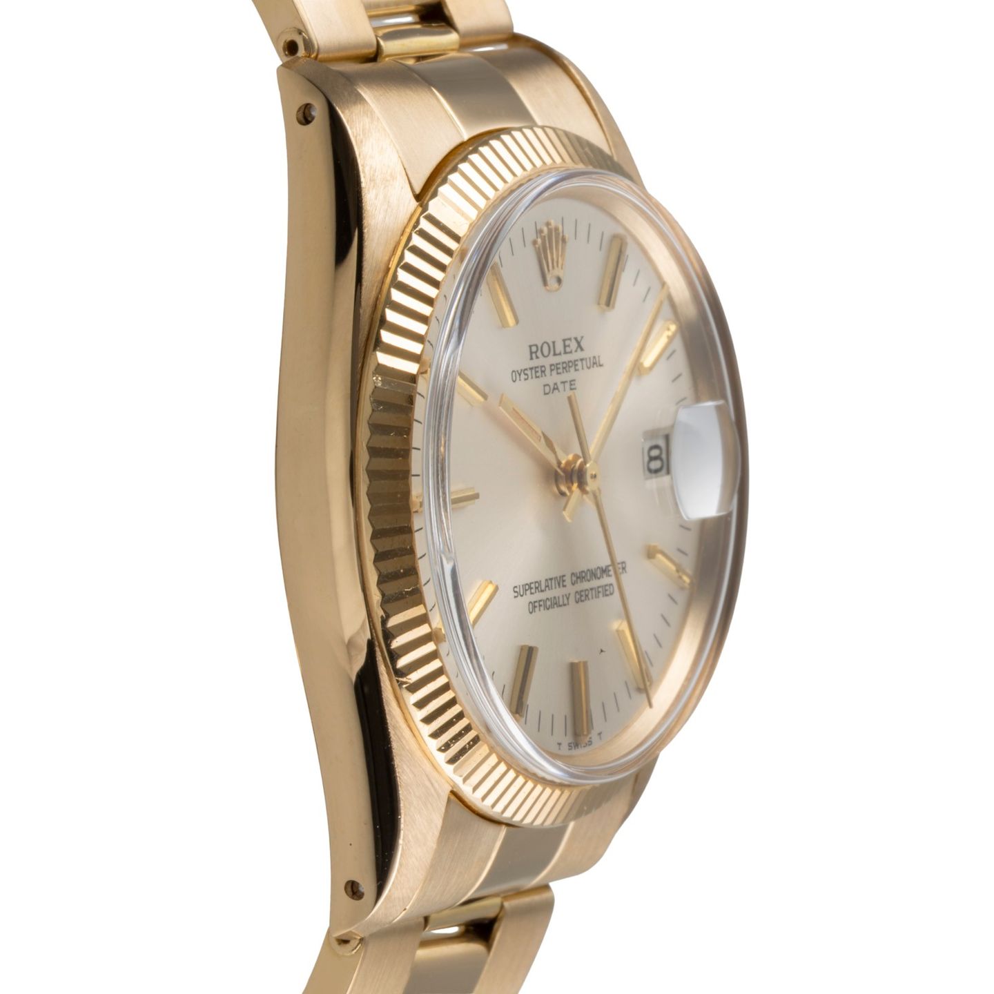 Rolex Oyster Perpetual Date 1503 (1973) - 34 mm Steel case (7/8)