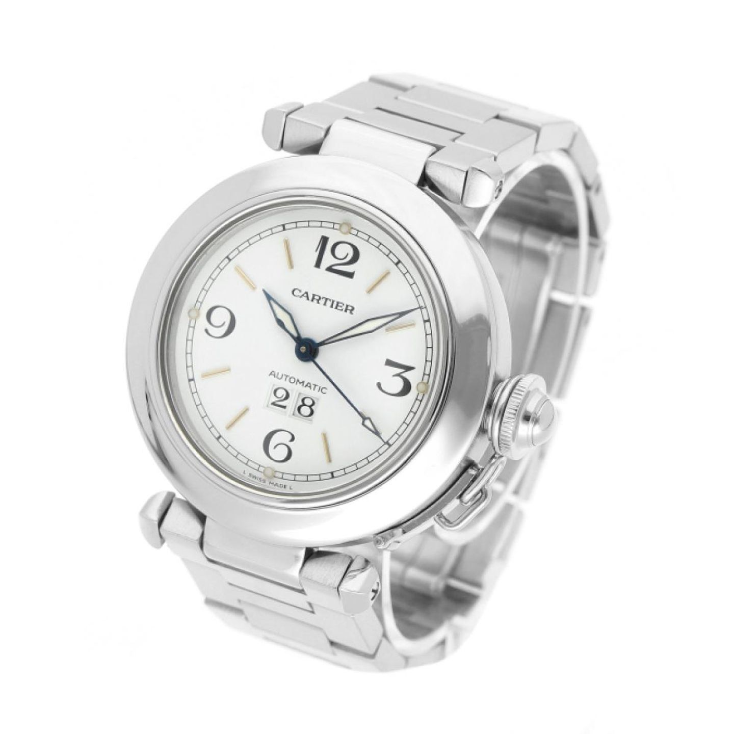 Cartier Pasha C 2475 (Unknown (random serial)) - 35 mm Steel case (2/4)